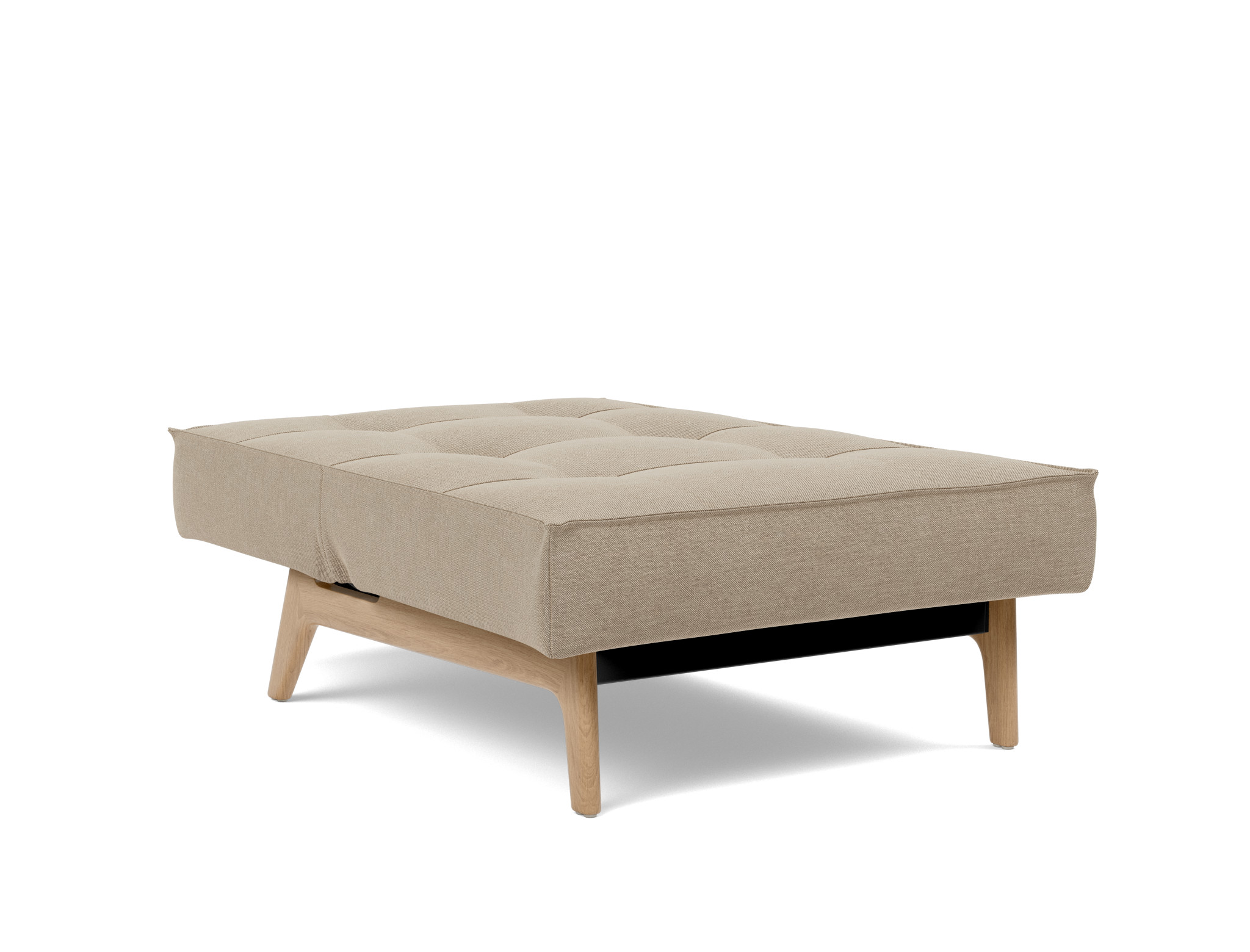 Sessel Splitback Flachgewebe Phobos 587-Mocha Beine Eiche