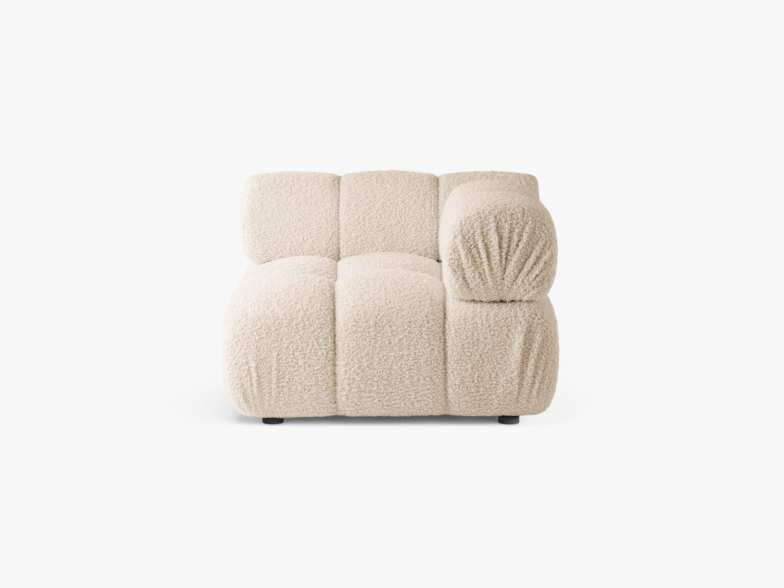 Micadoni symmetrisches Eckmodul Bellis Boucle Rolf Helles Beige