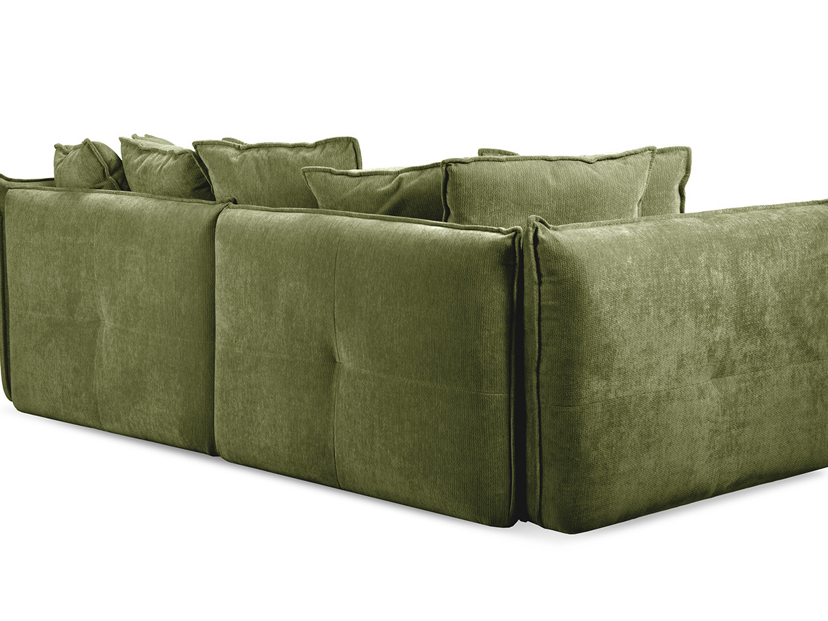 Bobochic Harlem Sofa 3-Sitzer Stoff Grün