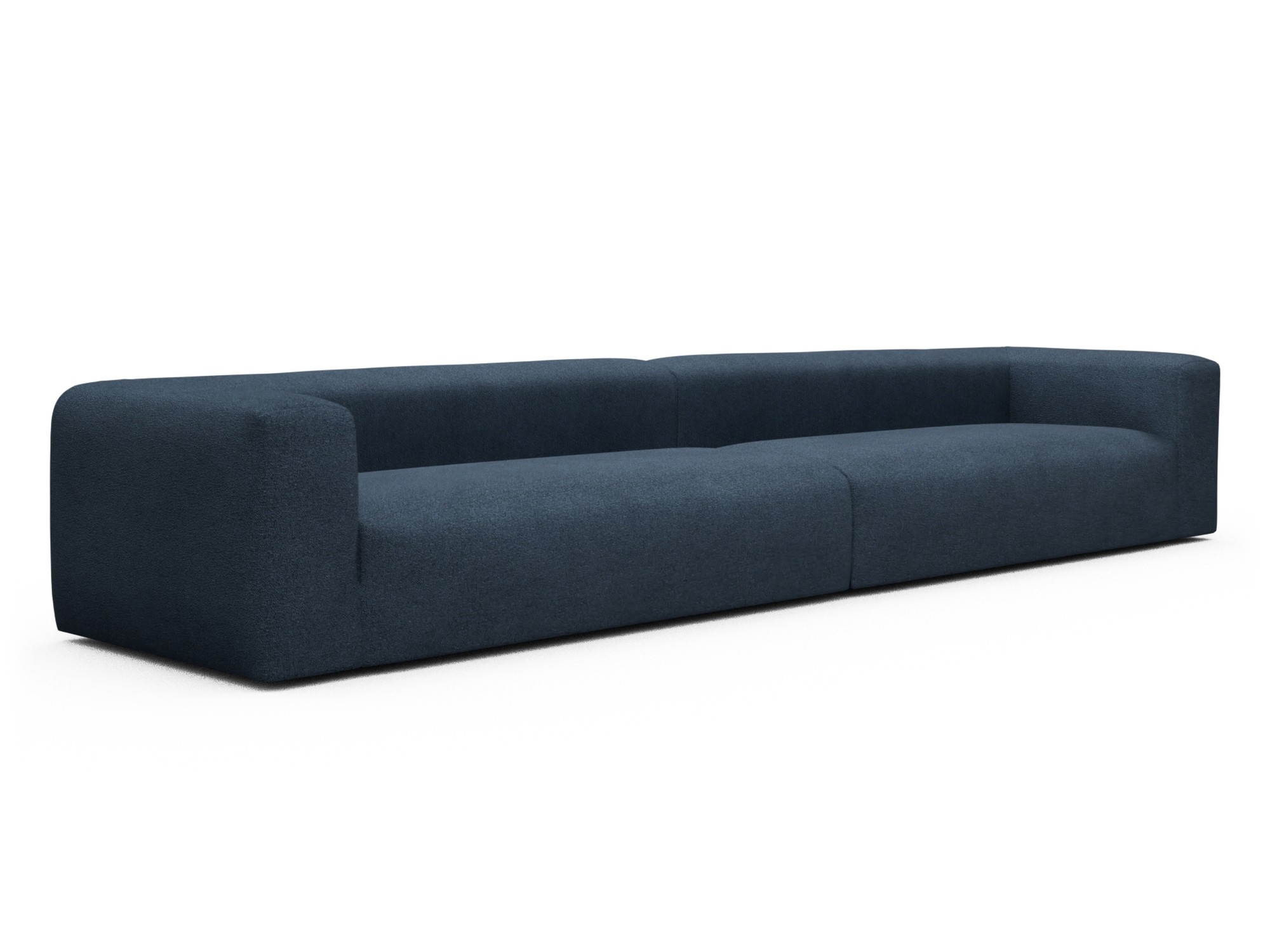 Skandi Home Modulares XXL Sofa Fred 5-Sitzer Boucle-Blue moebelfaktor