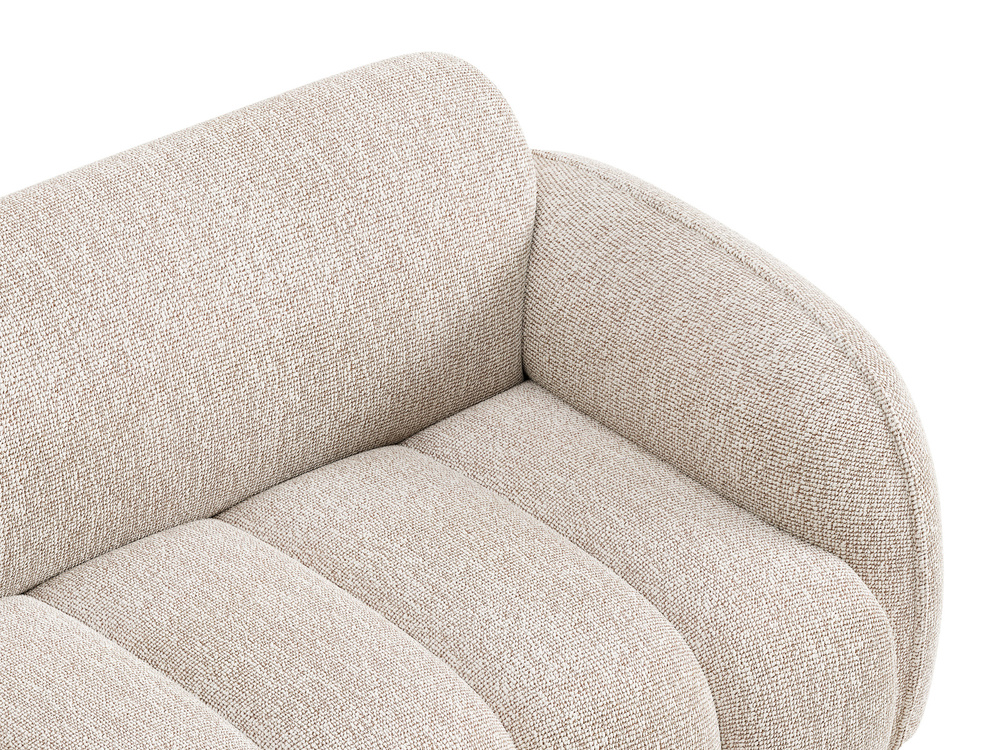 Cosmopolitan Design Sofa Bilbao 4-Sitzer Boucle Miles Beige
