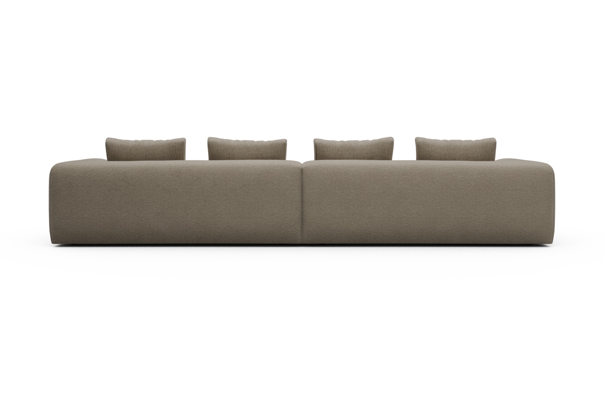 Sofa Modulares XXL Sofa Fred 5-Sitzer Smooth-Belge