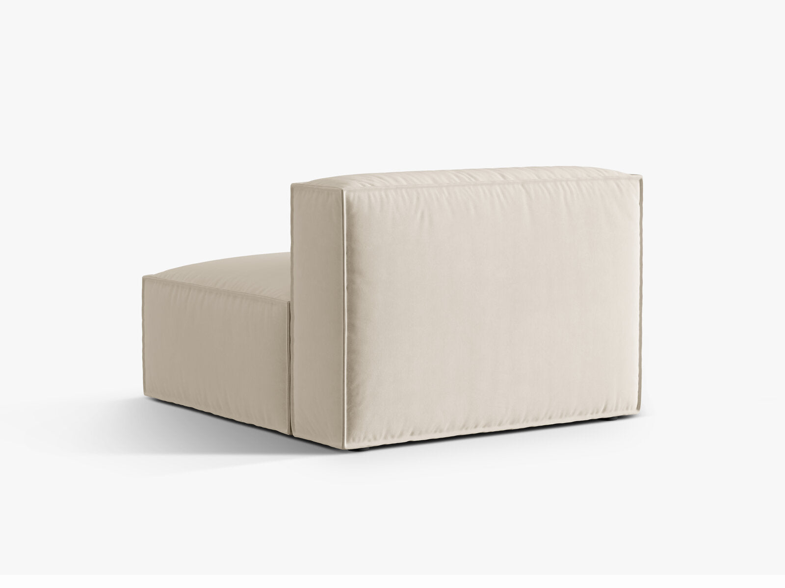 Micadoni Modul Nuria 1-Sitzer Samt Beige