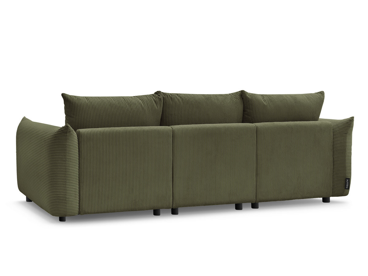 Bobochic Ernest Sofa 3-Sitzer 266 × 106 cm Cordsamt Grün