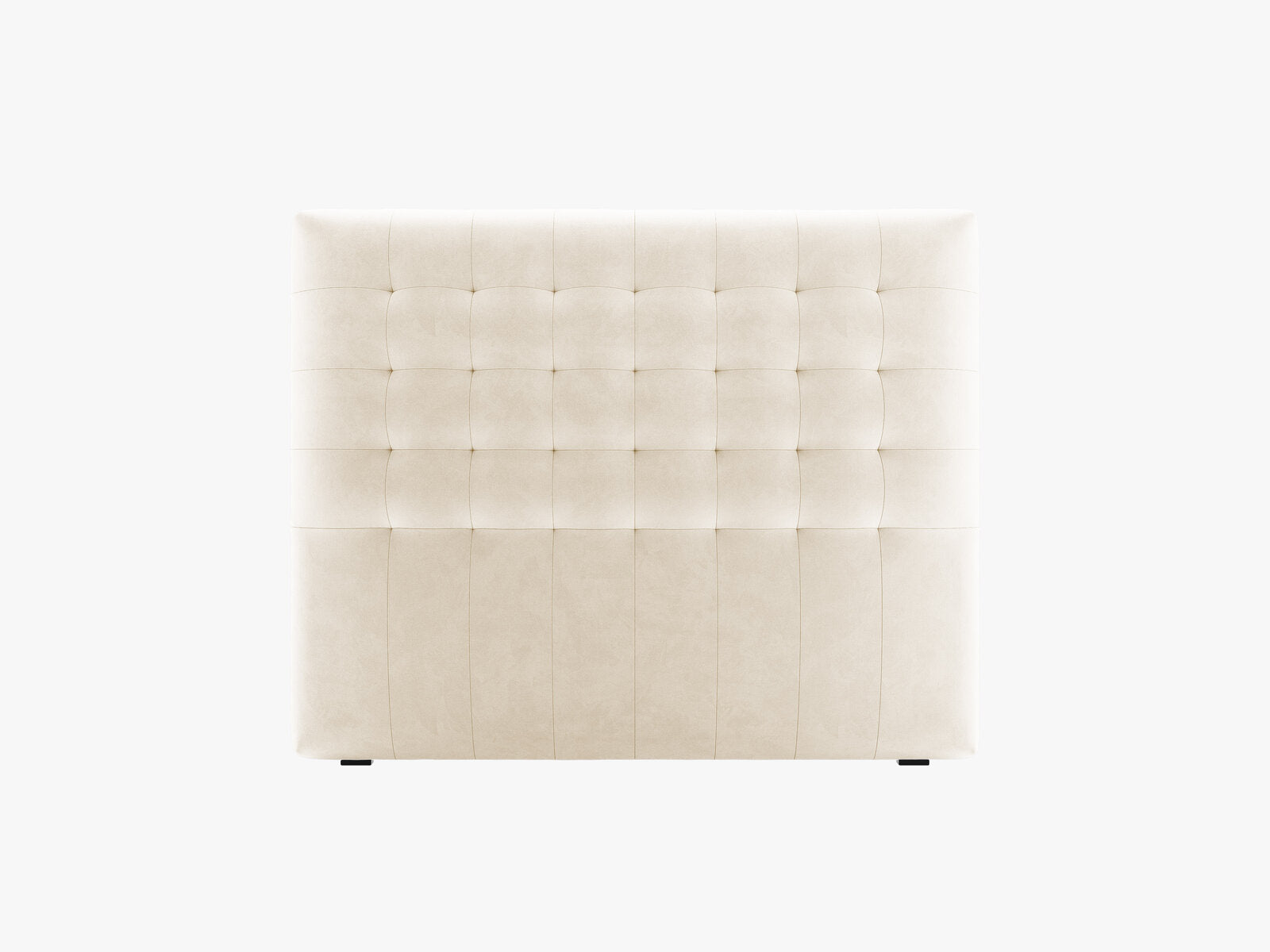 Micadoni Nova Samtiger Kopfteil 120 cm (H 95 cm) Samt Paris Beige 120x95