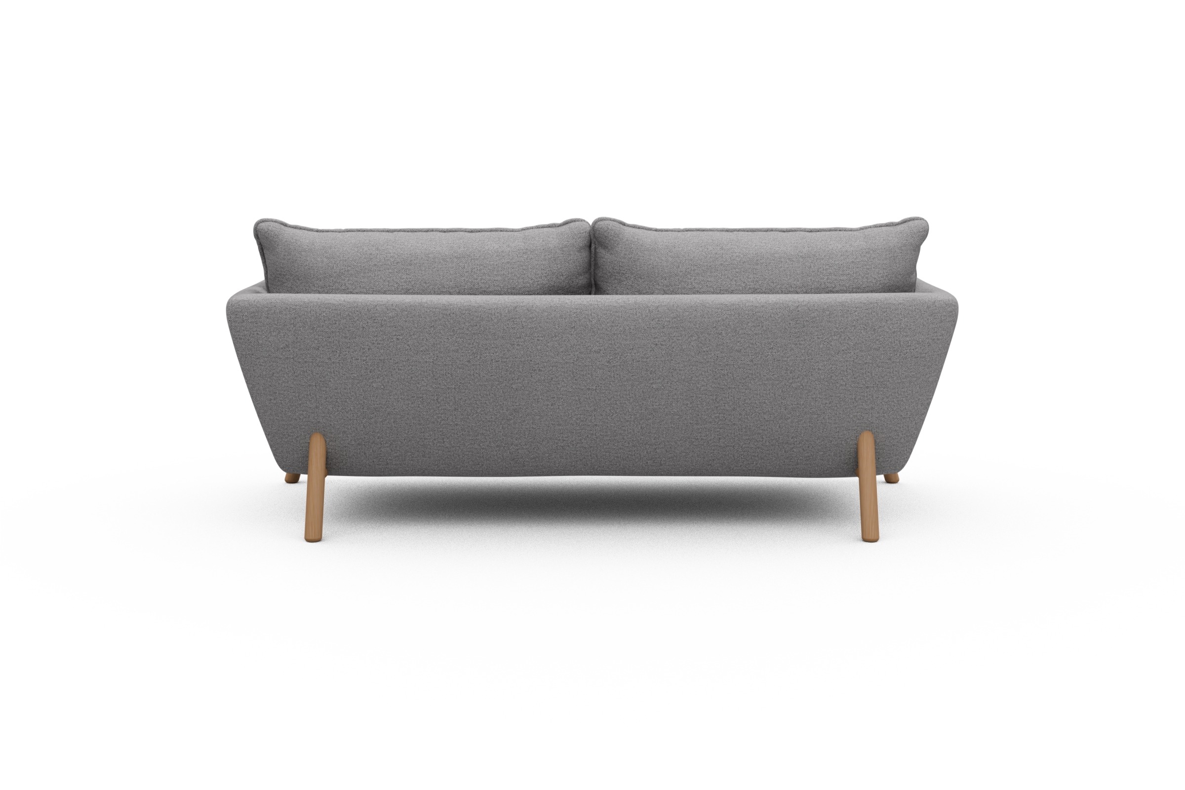 Sofa Emil PREMIUM 2-Sitzer Beinfarbe Eiche Natur Sama-Grey
