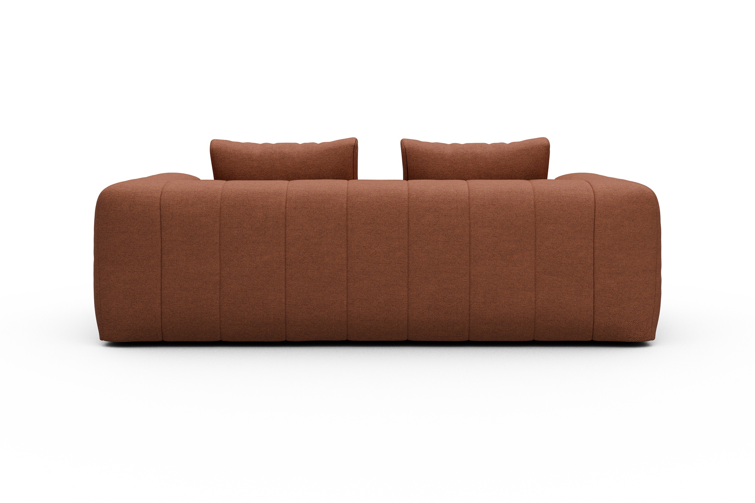Sofa Hugo 3-Sitzer Weda-Rust