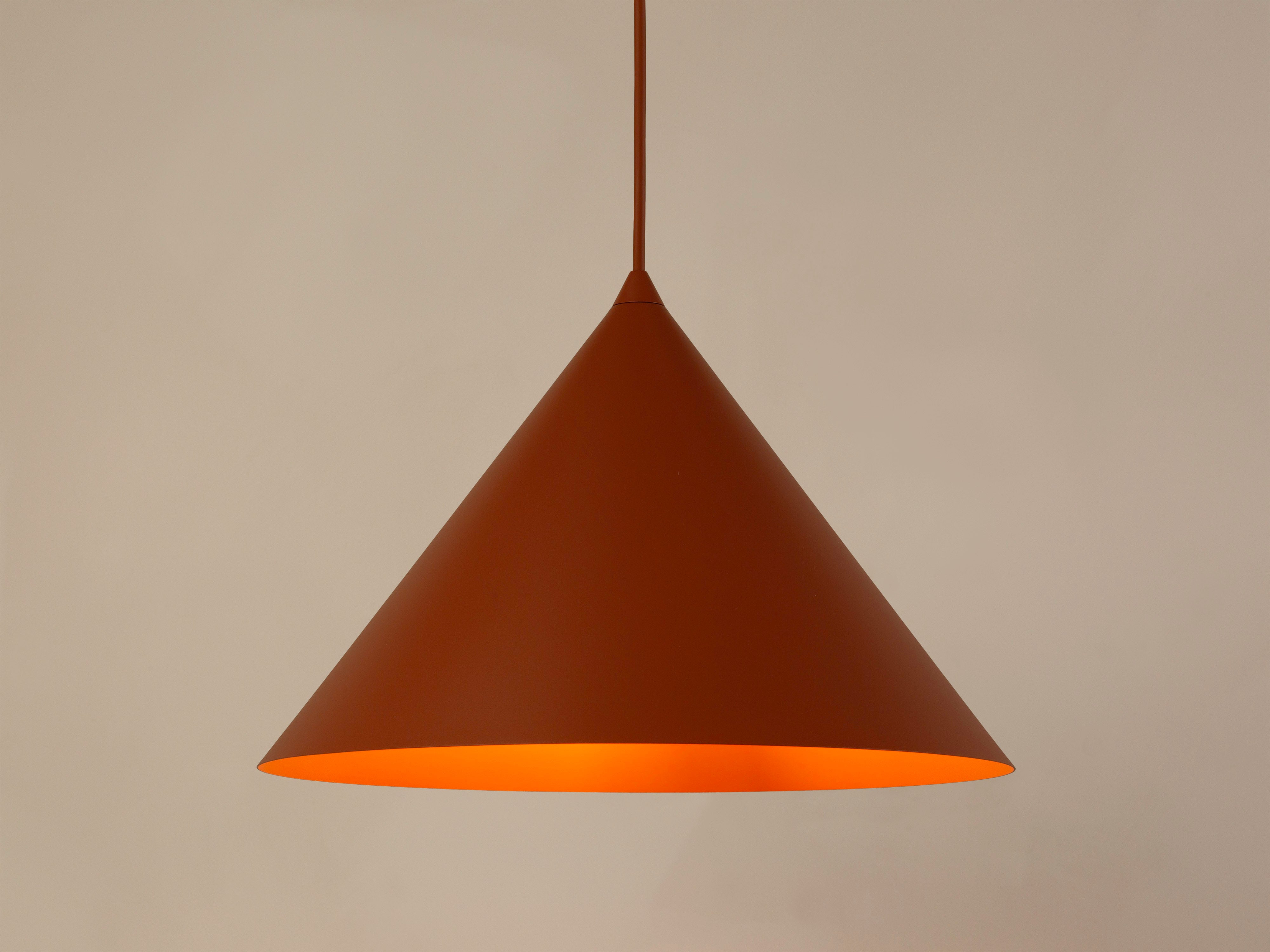 Micadoni Timbo Pendelleuchte Ø 26 cm Ziegel