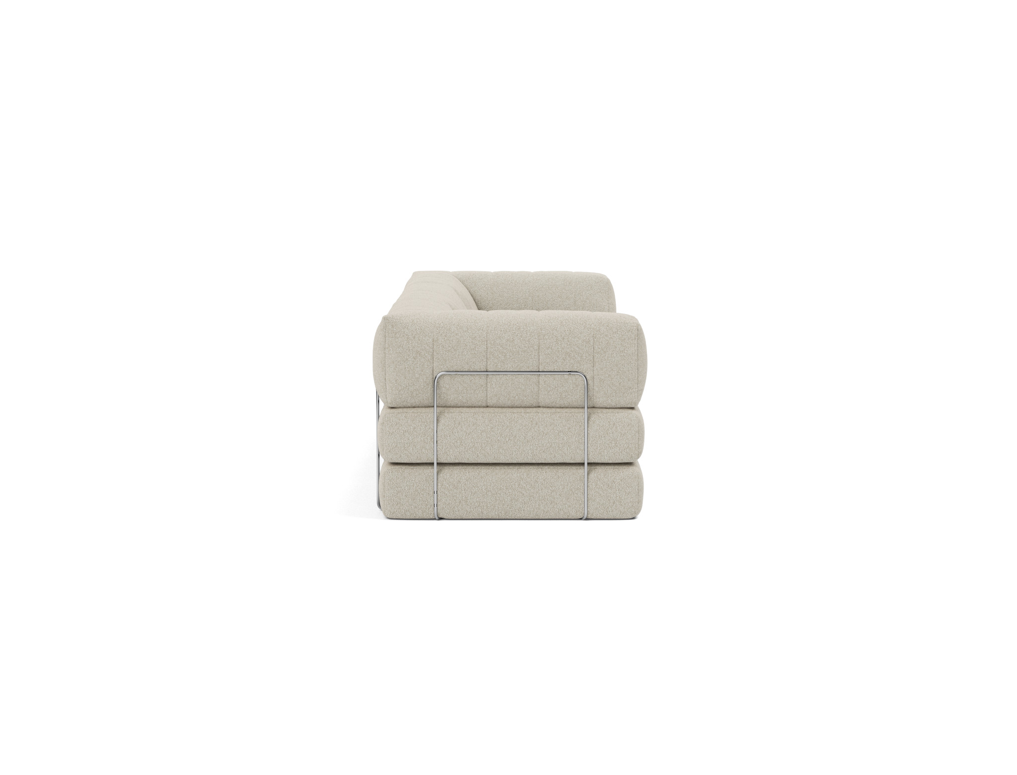 Schlafsofa CozyPad Grand mit Armlehnen Boucle Skandi 539-Beige