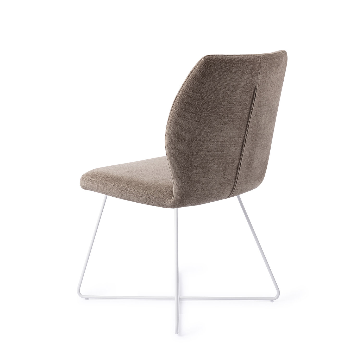 Jesper Home Esszimmerstuhl Ikata Mocha Mist Cross Weiß
