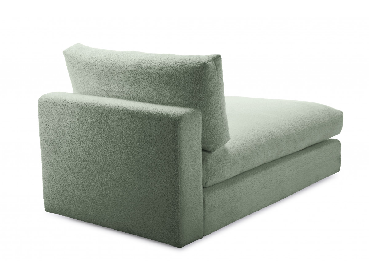 Bobochic Paris Méridienne-Modul Bouclé-Stoff Grün