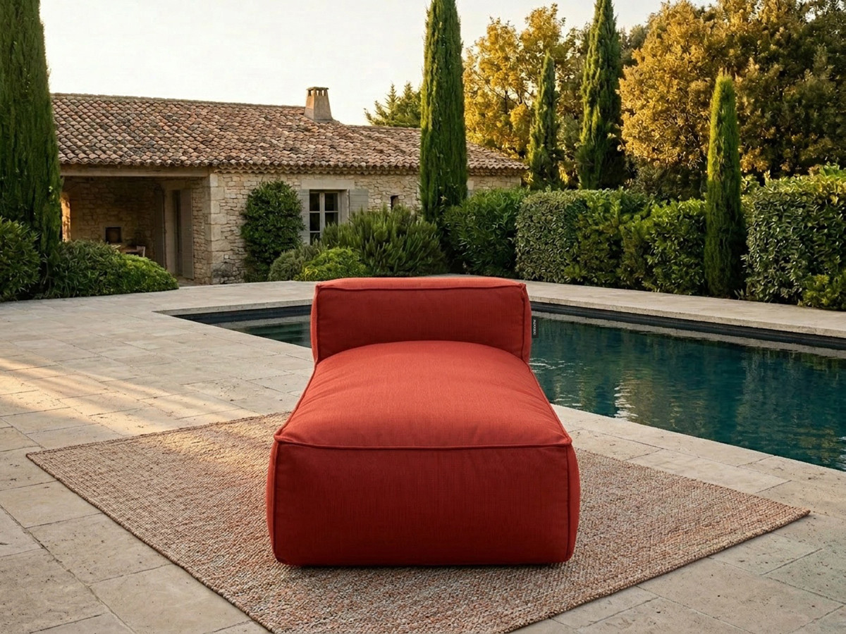 Bobochic Giulia Méridienne-Modul Stoff Rot