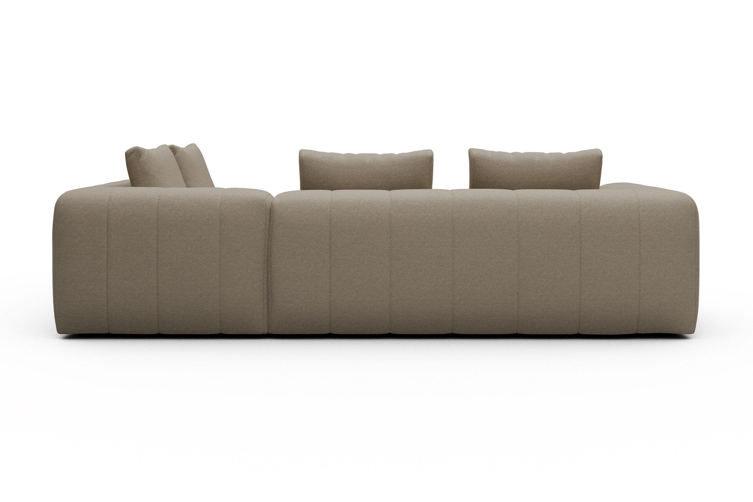Ecksofa Hugo 2x 2,5-Sitzer Armlehne links Satya-Natural