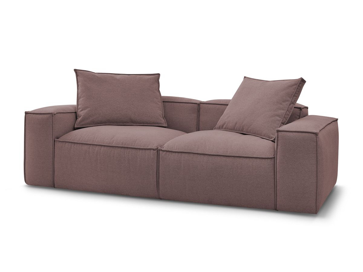 Bobochic Boheme Sofa 3-Sitzer Melange-Stoff Rosa