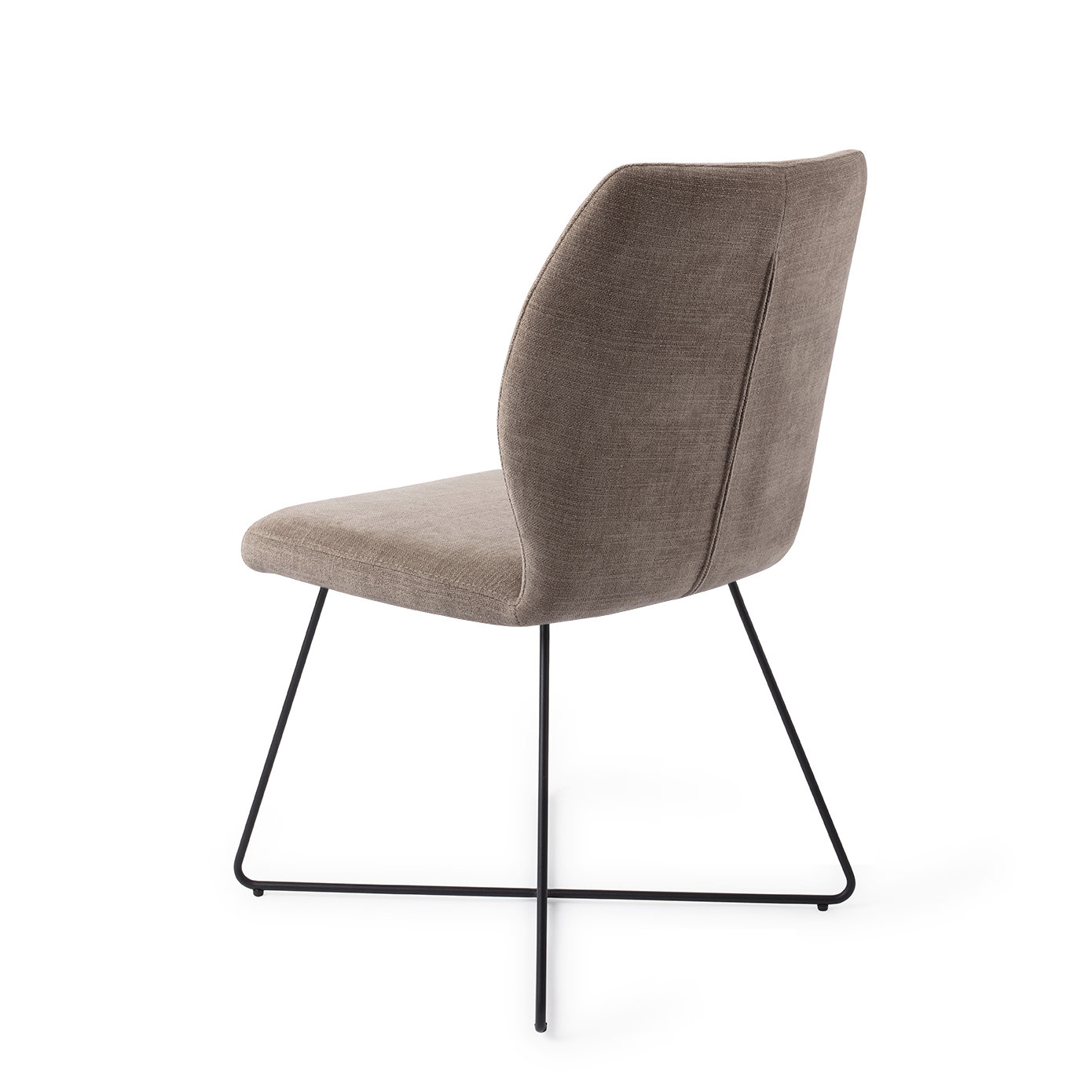 Jesper Home Esszimmerstuhl Ikata Mocha Mist Cross Schwarz