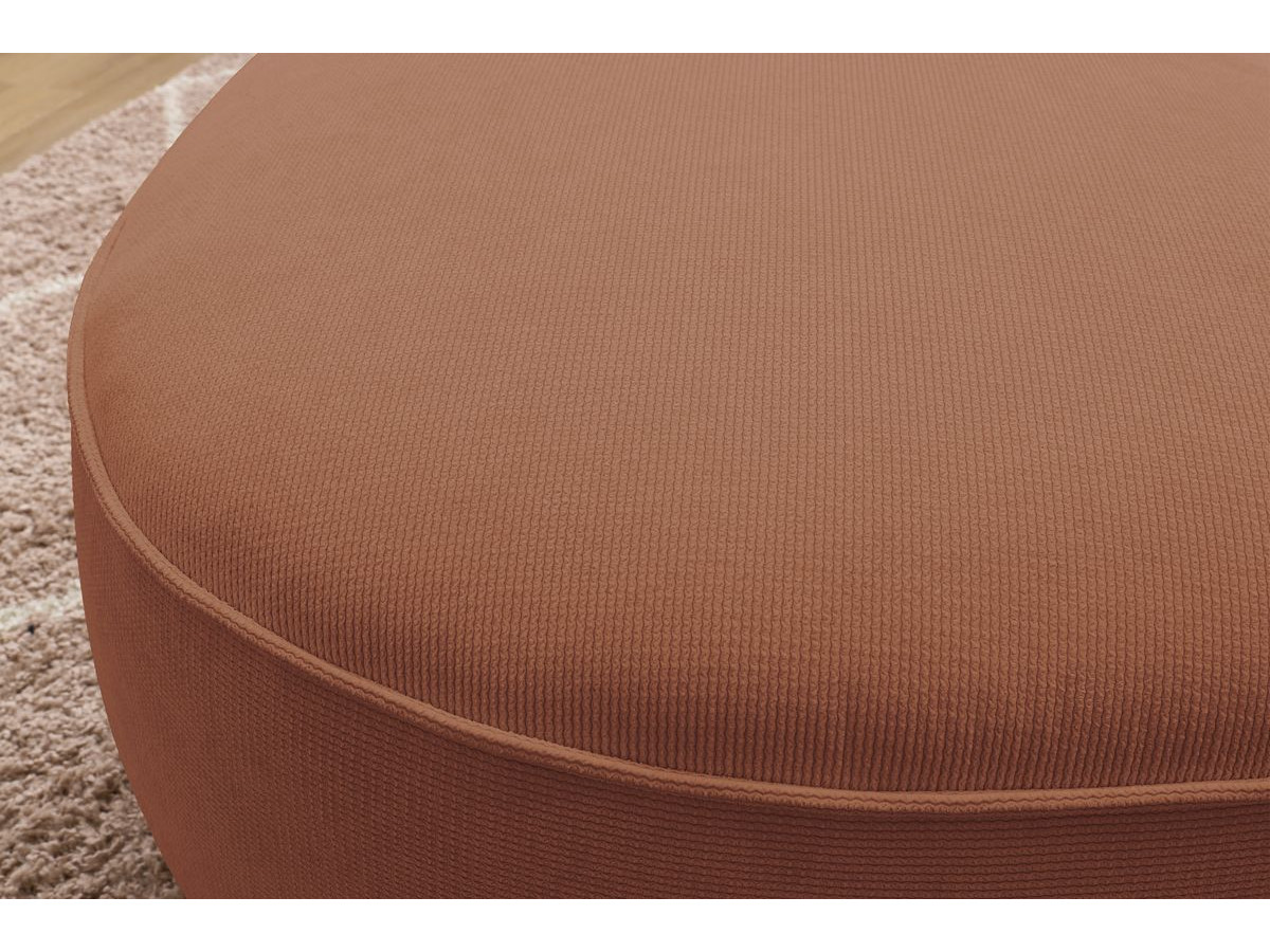 Bobochic Saint-germain Pouf Strukturstoff Orange