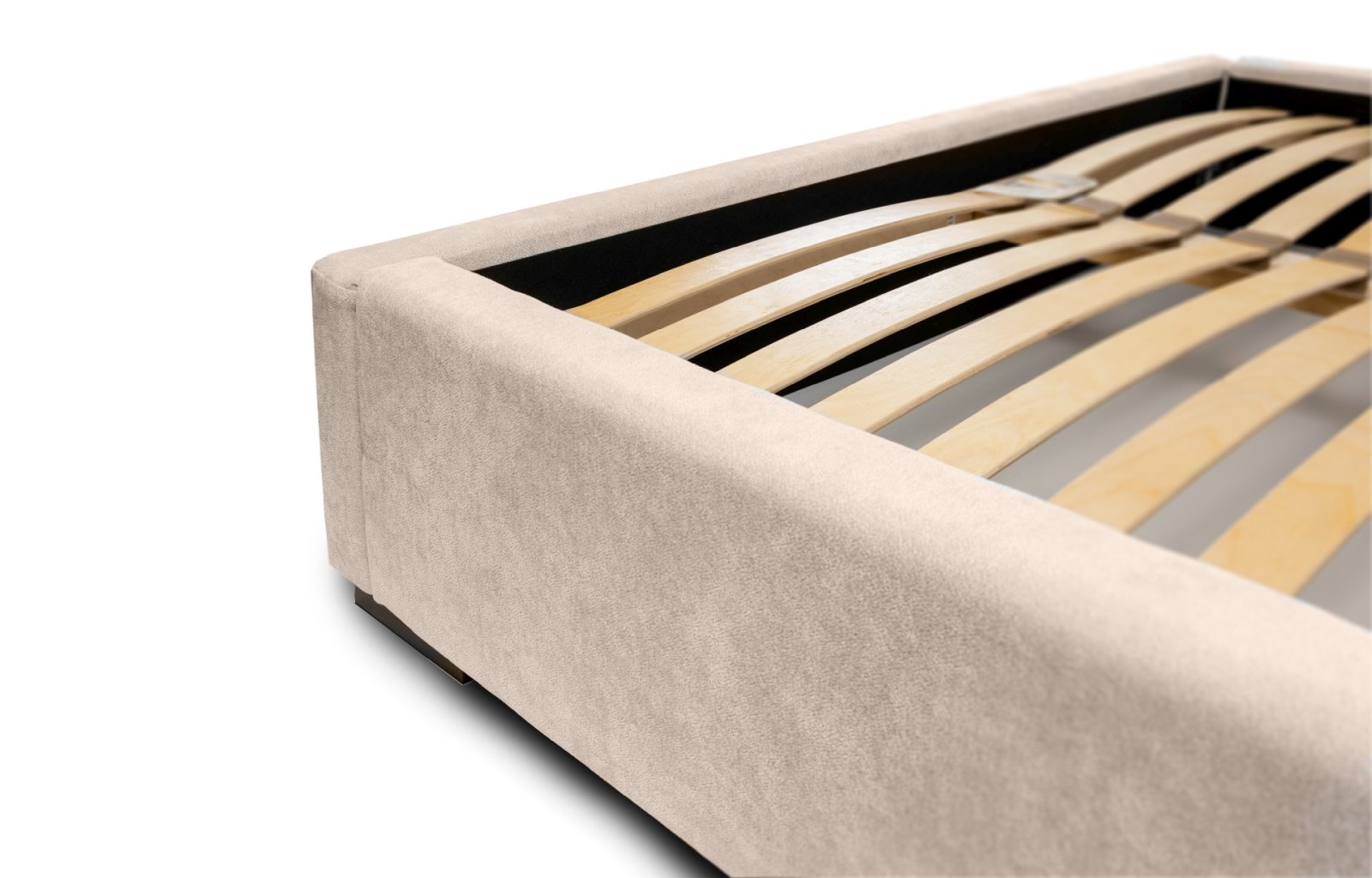 Polsterbett Navo Chenille 140x200 mit Metallrahmen Ditra-New 20