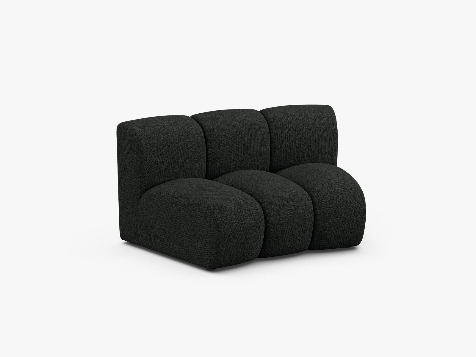 Micadoni Modul Armlos Lupine 1-Sitzer Large Boucle Baloo Schwarz
