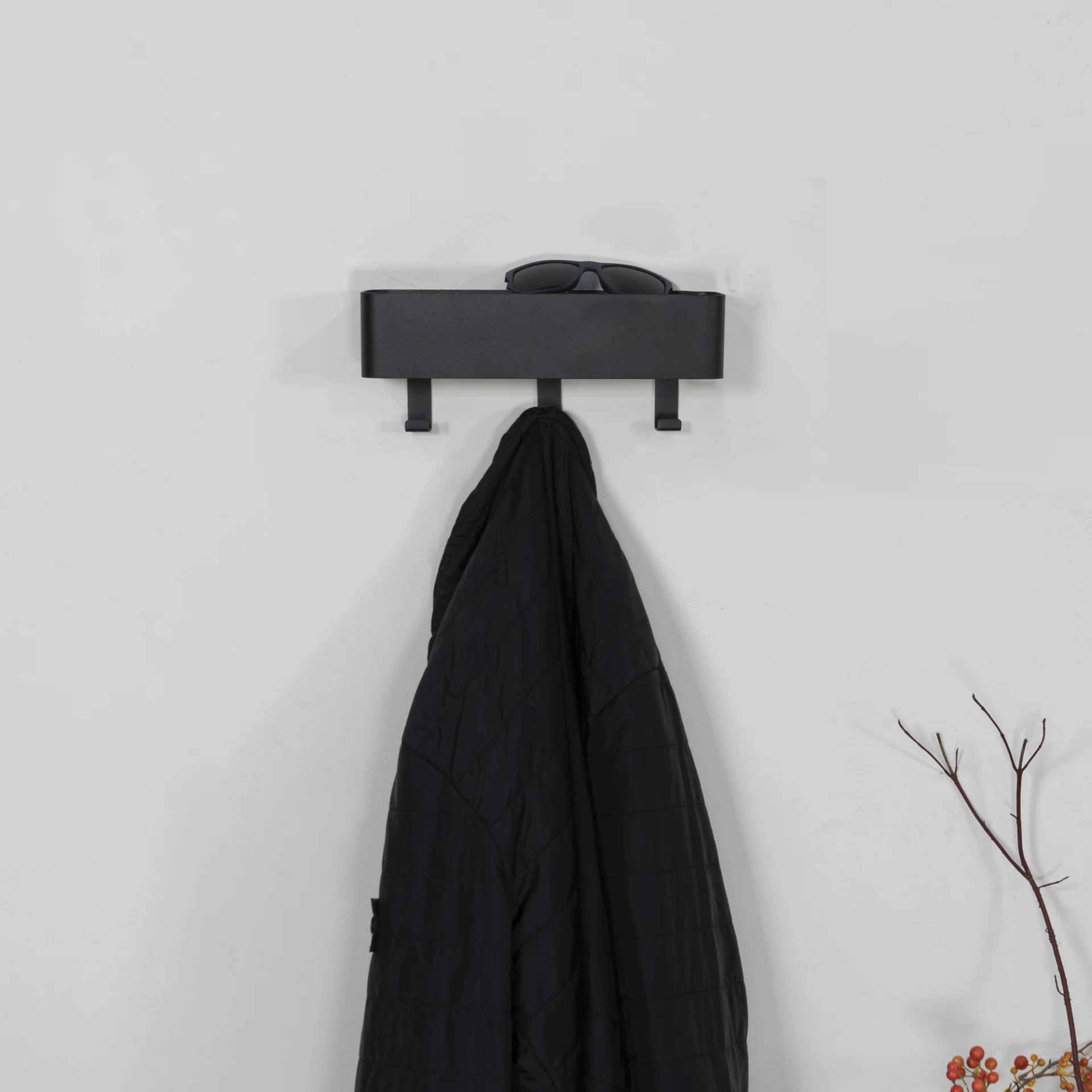 Spinder Design Wandgarderobe Dax Play 3 Schwarz