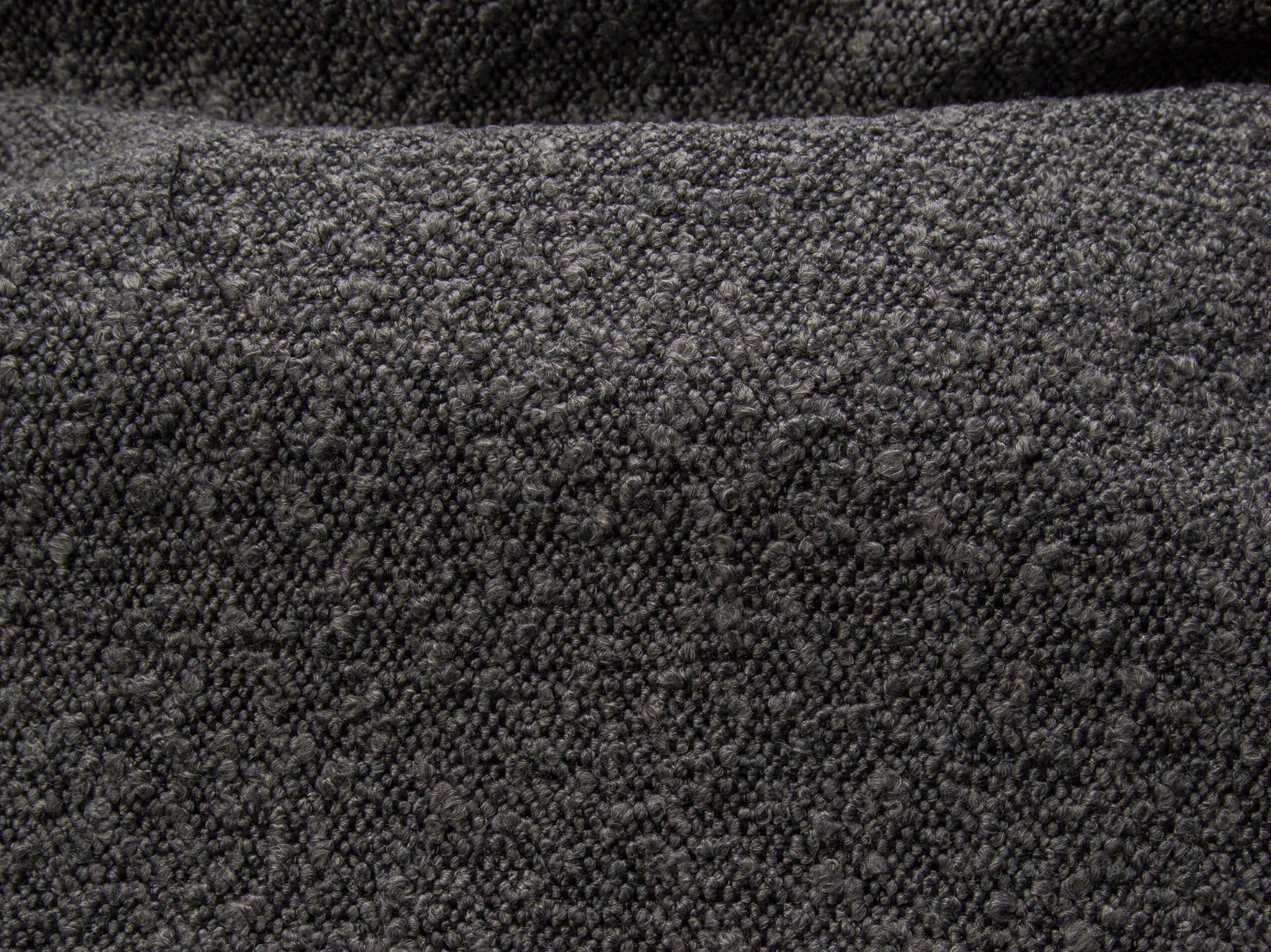 Micadoni Stauraumbett mit Kopfteil Darren Boucle Legend Graphit 90x200