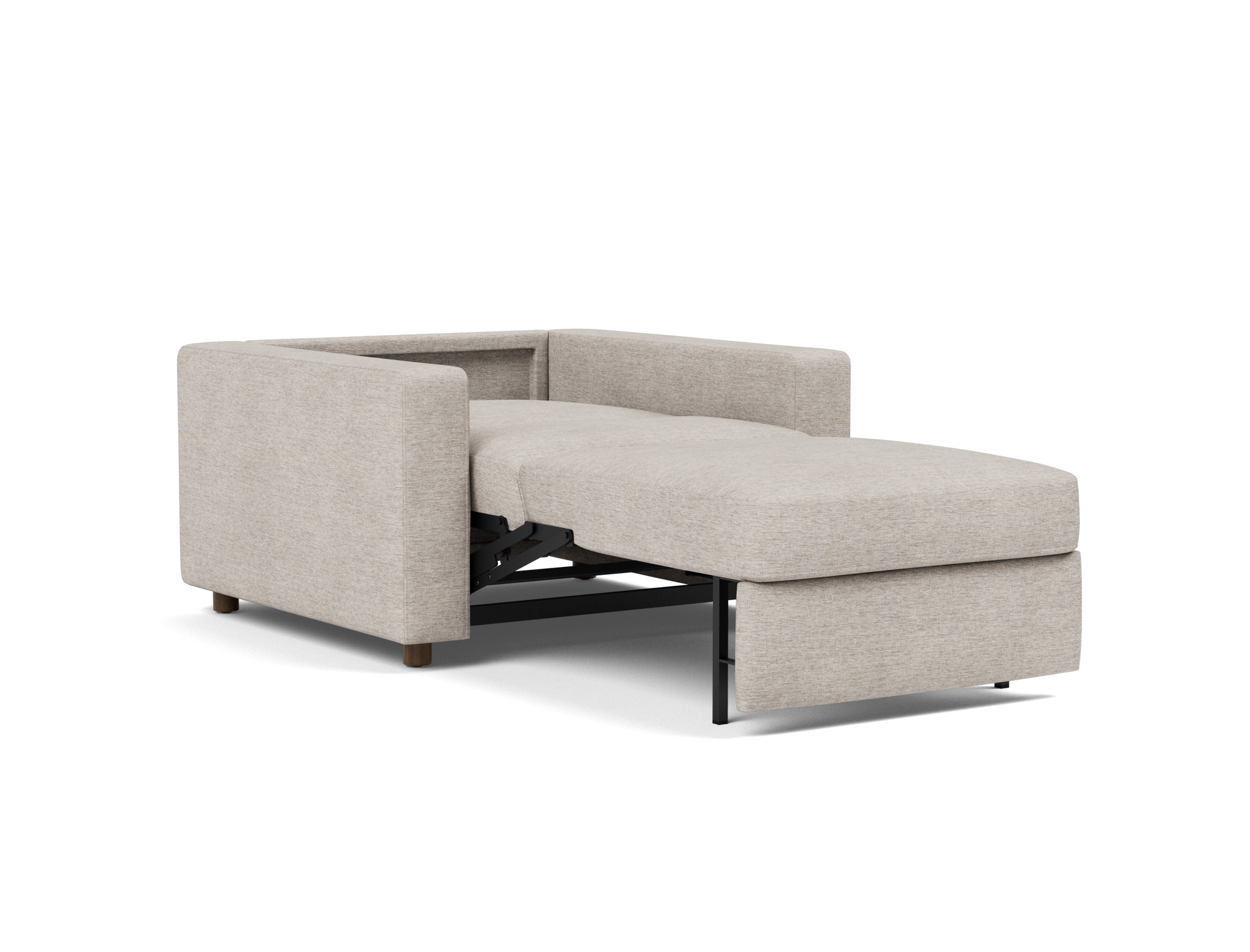 Schlafsessel Neah mit Standard-Armlehnen Chenille Yuveno 471-Sand