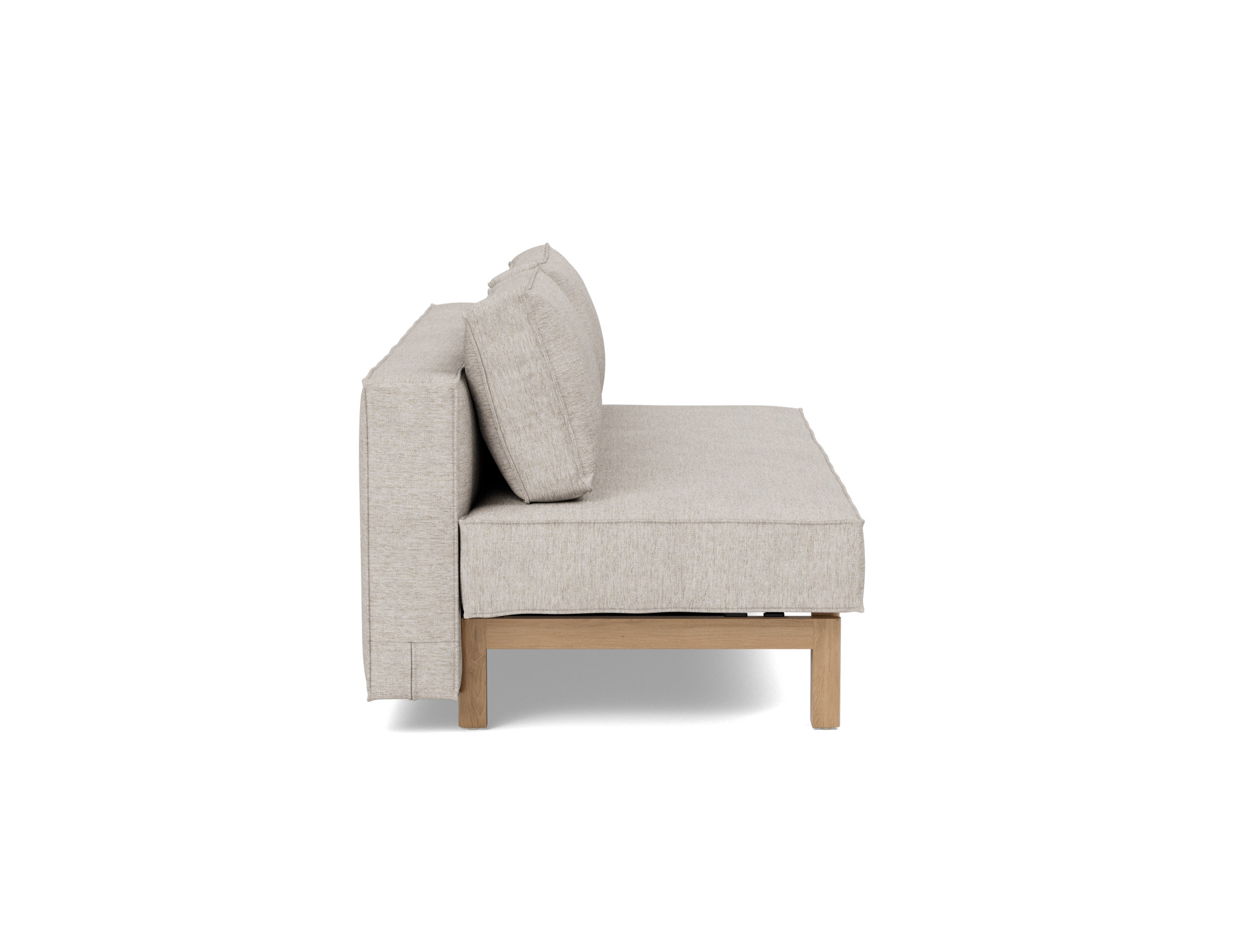 Schlafsofa Sly Chenille Yuveno 471-Sand Beine Eiche