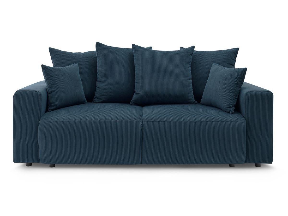 Bobochic Envy Sofa 2-Sitzer Cordsamt Dunkelblau