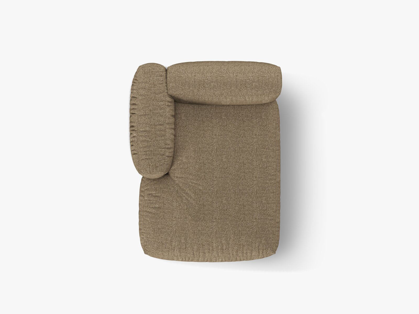 Micadoni Recamiere Martina 1-Sitzer Links Boucle Monet Cappuccino