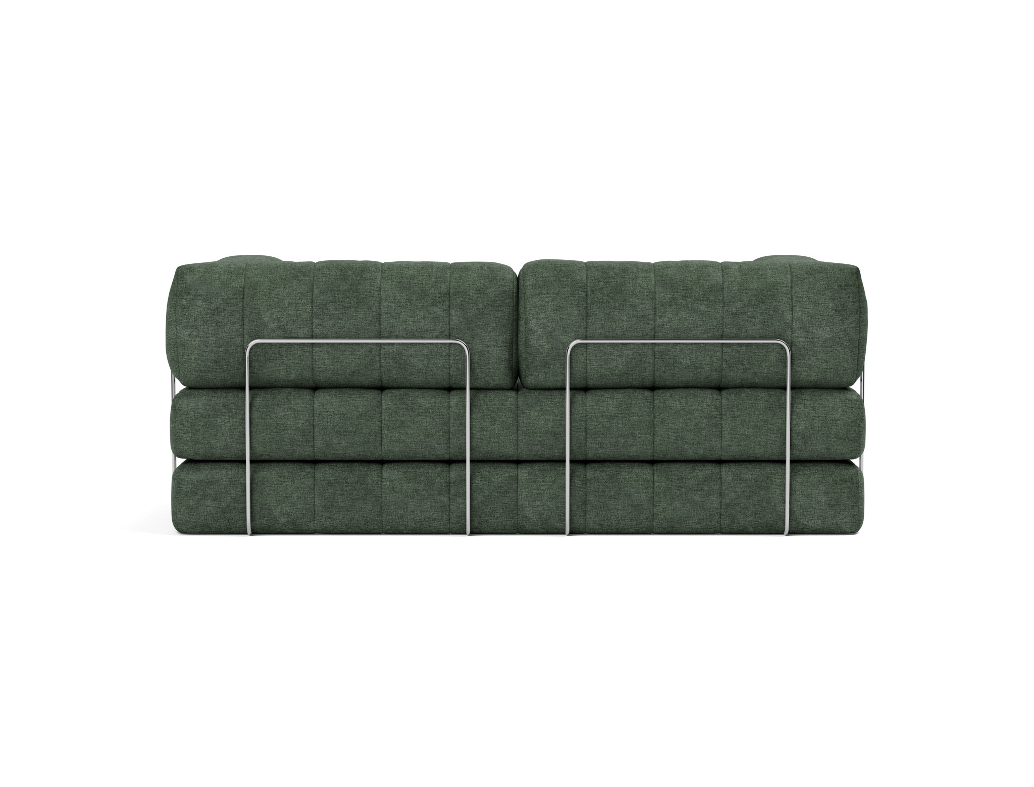 Schlafsofa CozyPad mit Armlehnen Flachgewebe Avella 281-Pine-Green