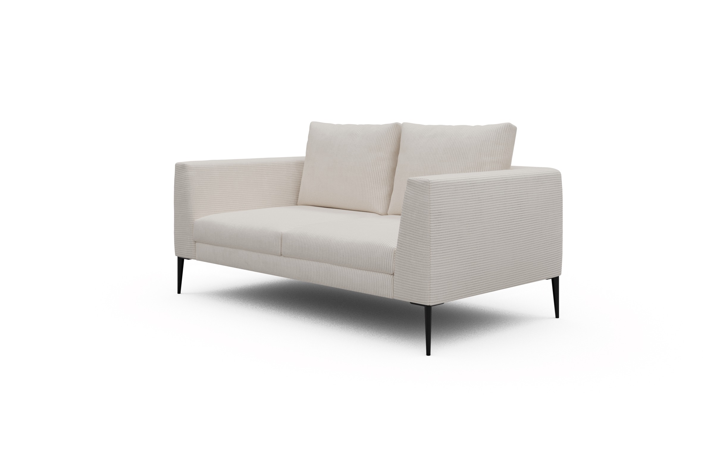 Sofa Paul 2-Sitzer Corduroy-Ivory