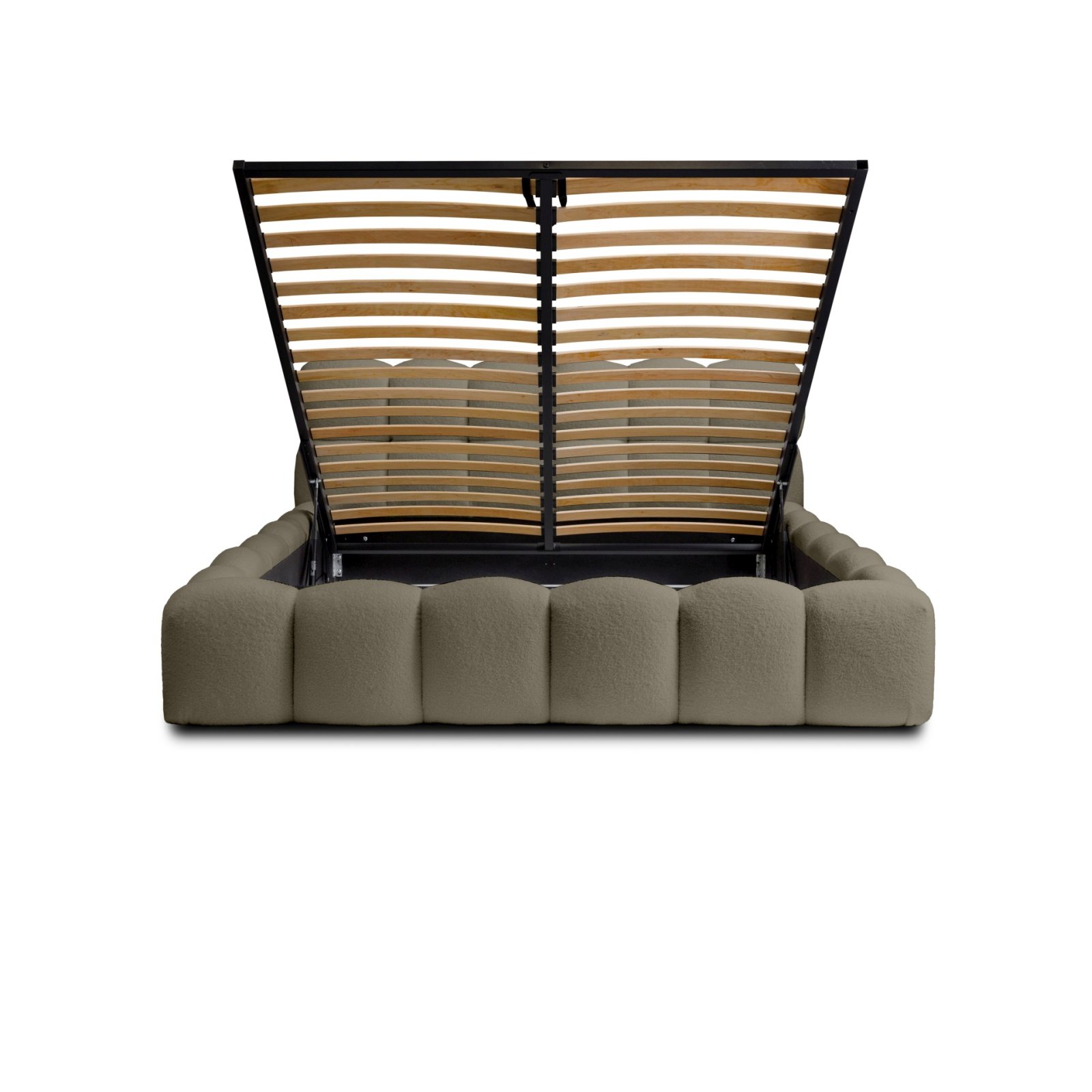 Polsterbett Vento-Slim Boucle 140x200 mit Metallrahmen Quelle 16
