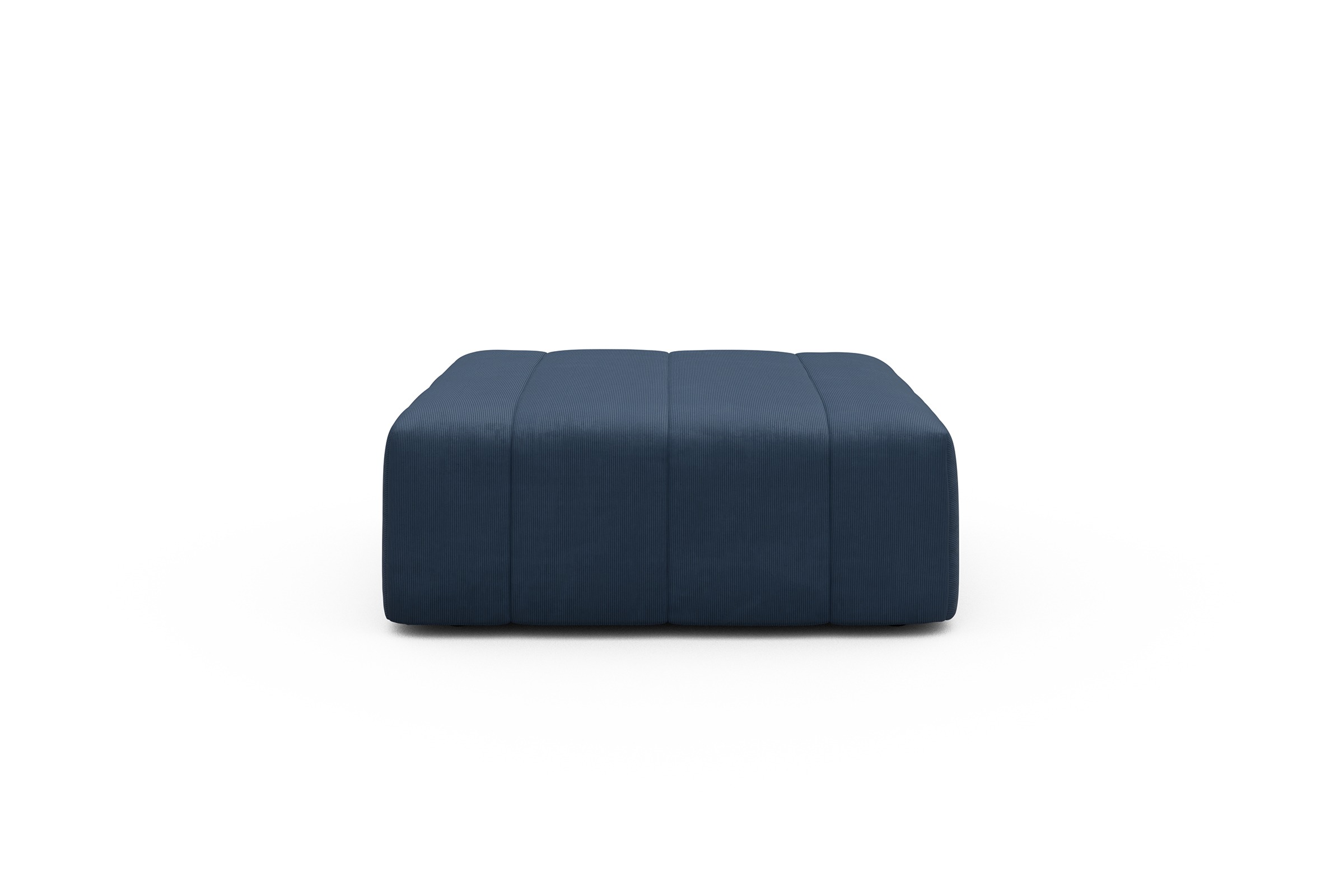 Sitzhocker Hugo Ottomane Cordufine-Royal-Blue