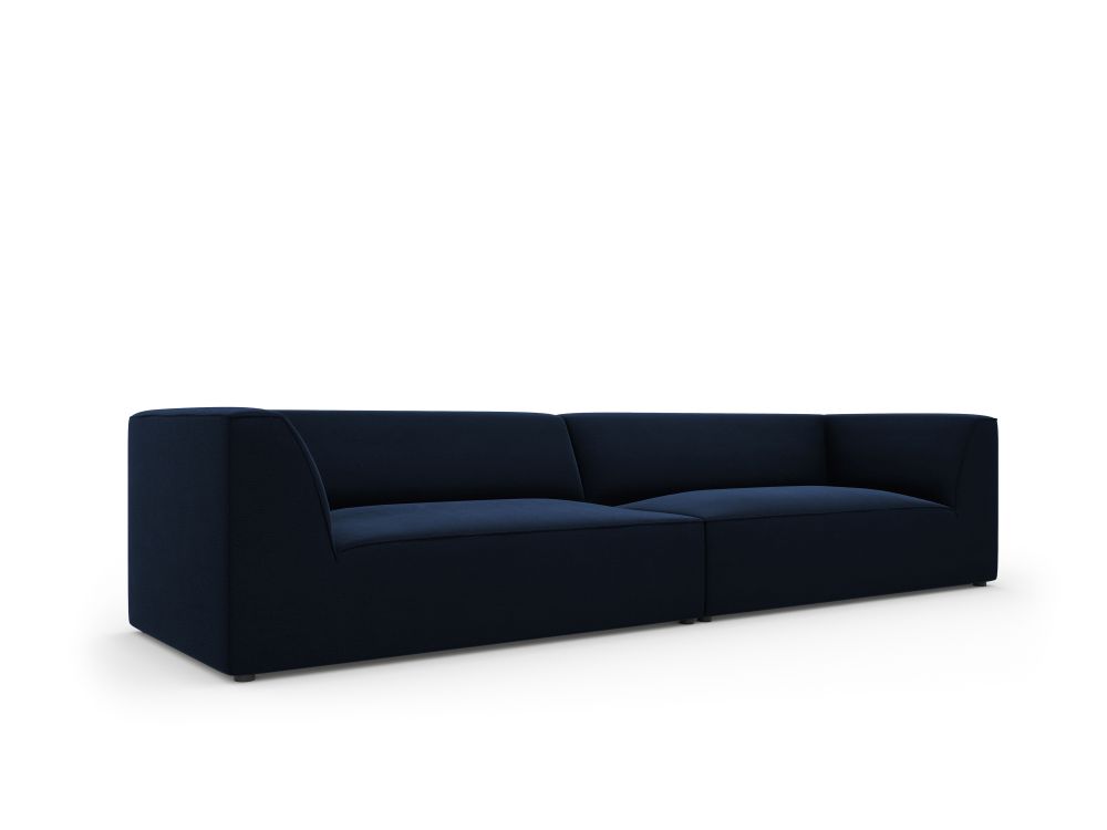 Cosmopolitan Design Sofa Siena 4-Sitzer Samt Salvador Königsblau