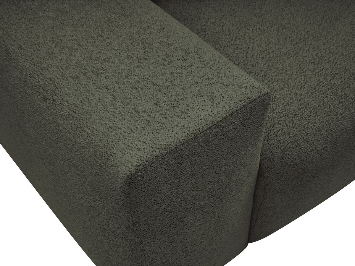 Bobochic Voltaire Ecksofa 310 × 174 cm Melange-Stoff Grün
