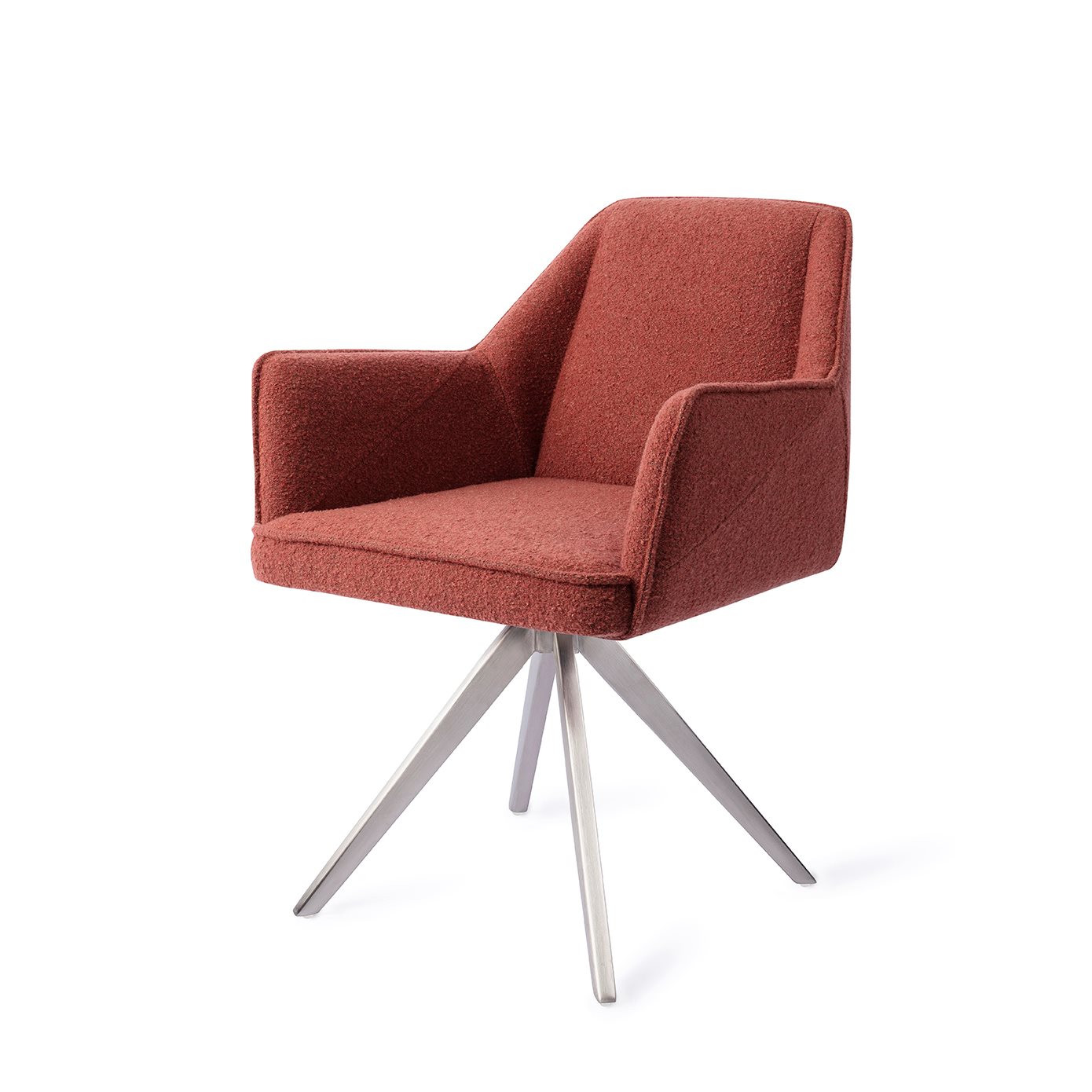 Jesper Home Esszimmerstuhl Tome Shabby-Saffron Turn Stahl