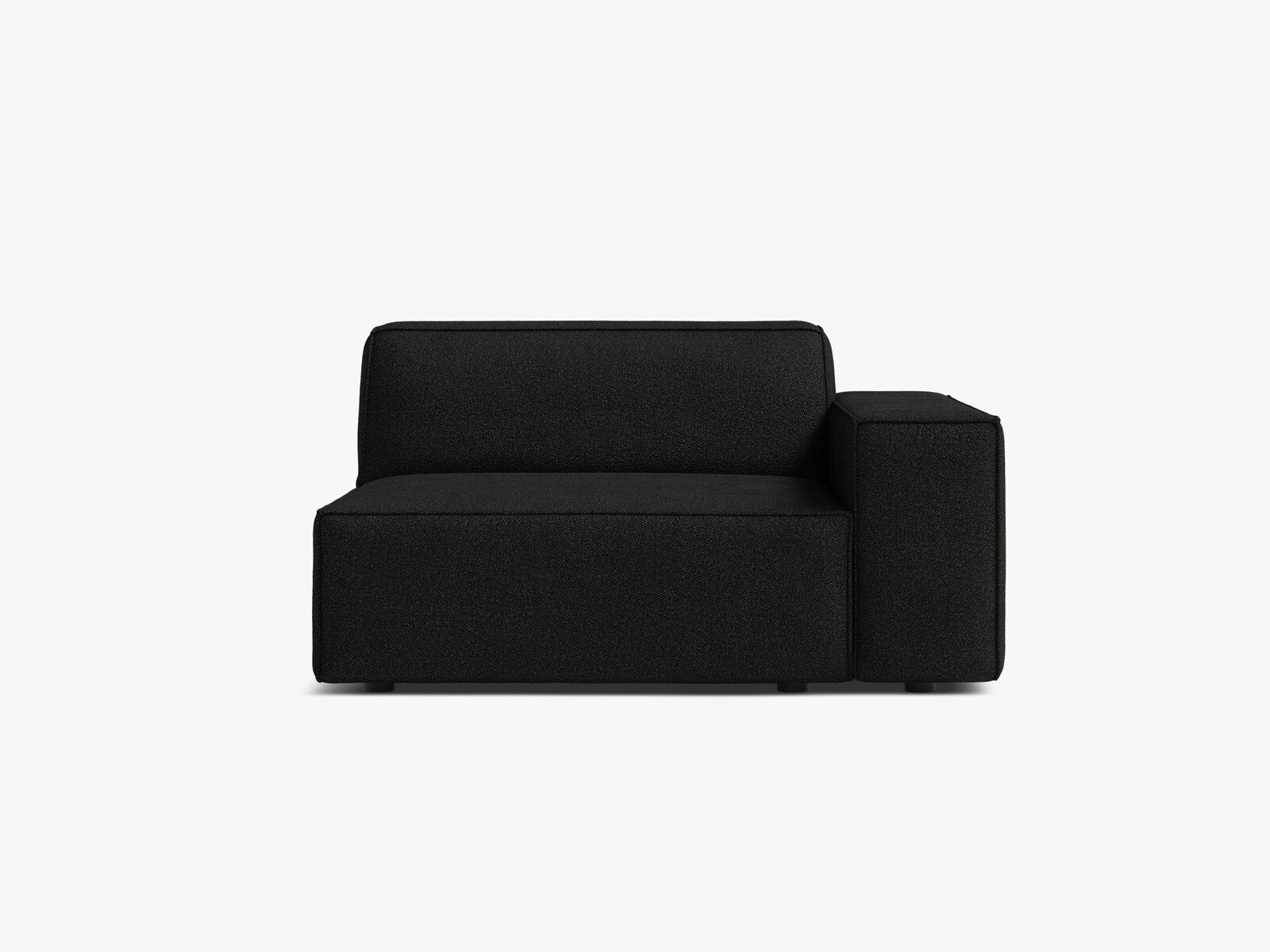 Micadoni Jodie Sofamodul Rechts Boucle Baloo Schwarz