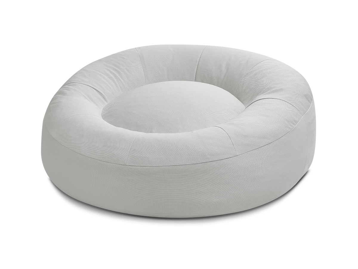 Bobochic Eloane Pouf Stoff Hellgrau, 150 cm