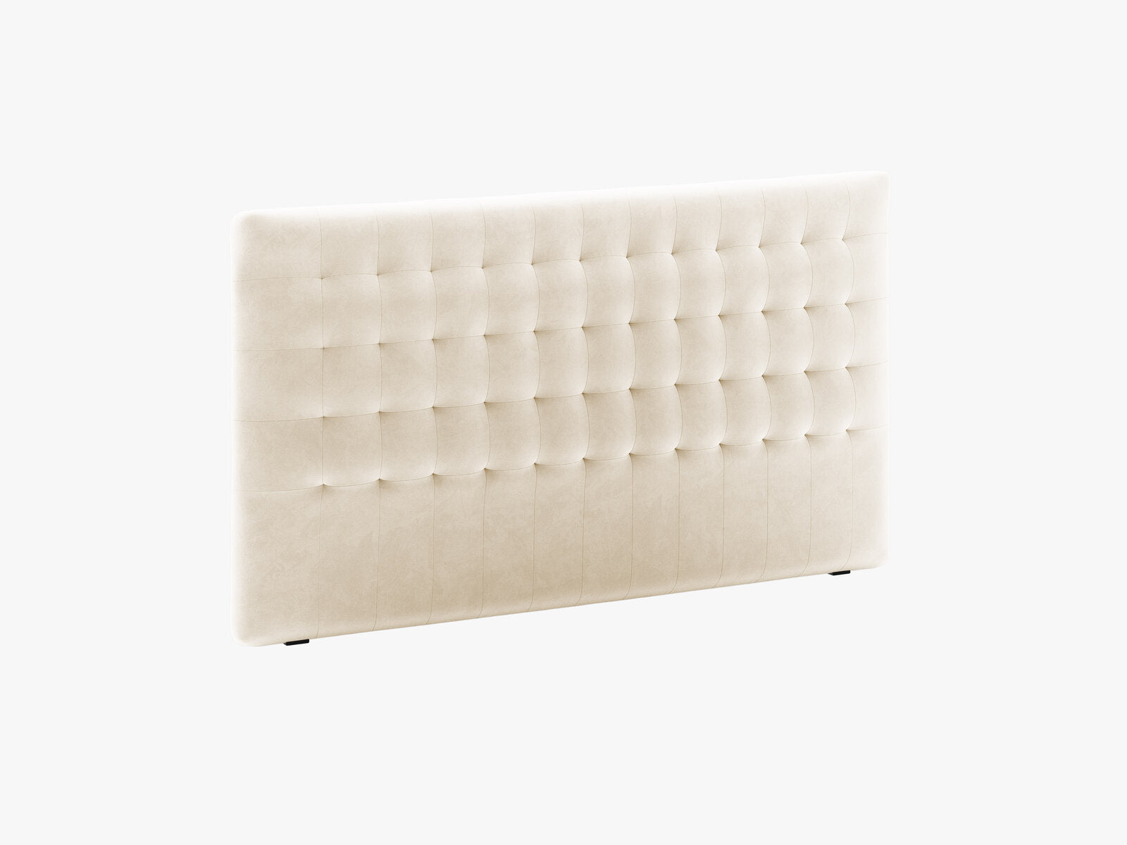 Micadoni Nova Samtiger Kopfteil 120 cm (H 95 cm) Samt Paris Beige 180x95