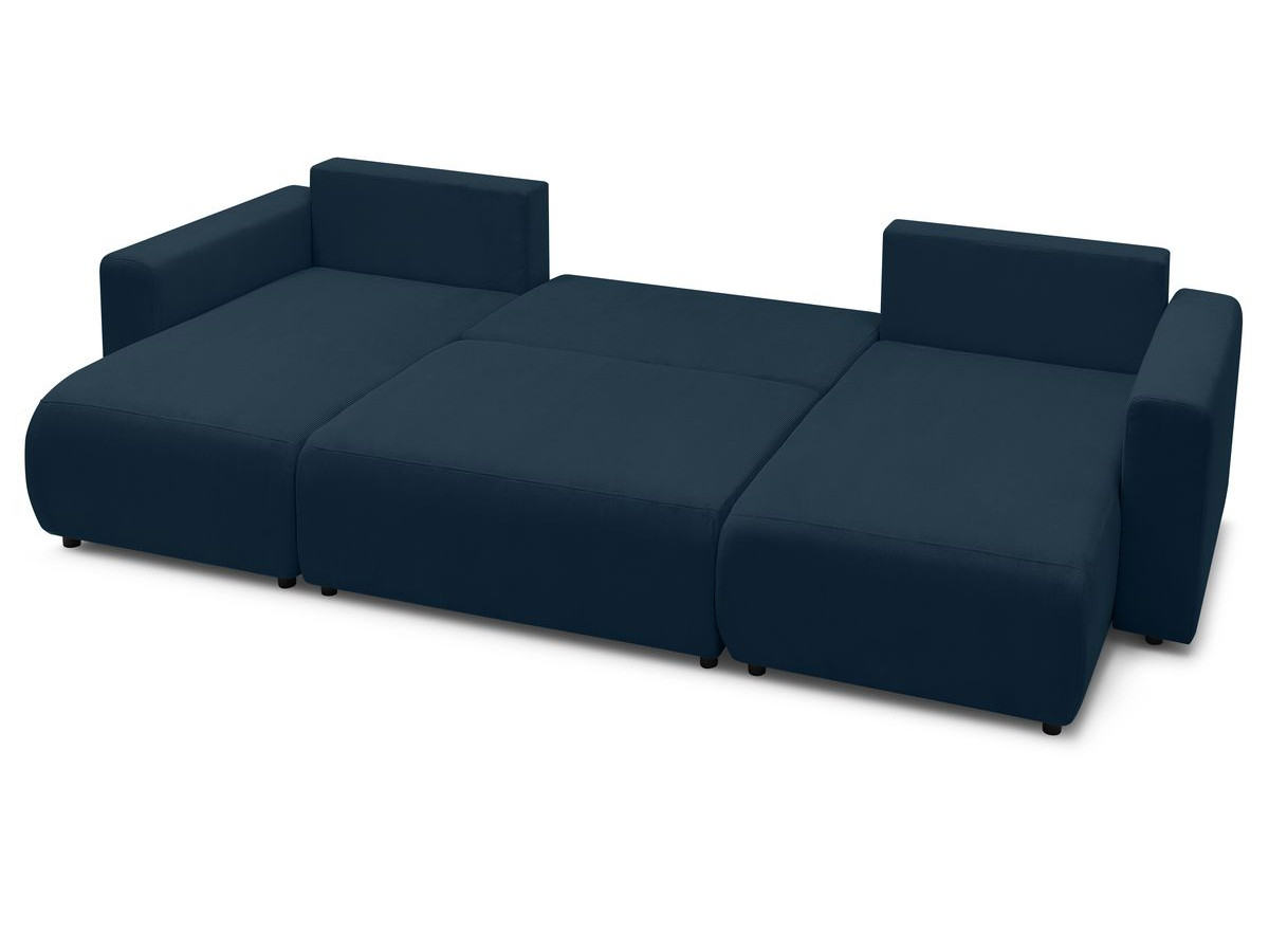 Bobochic Envy Wohnlandschaft Cordsamt Dunkelblau