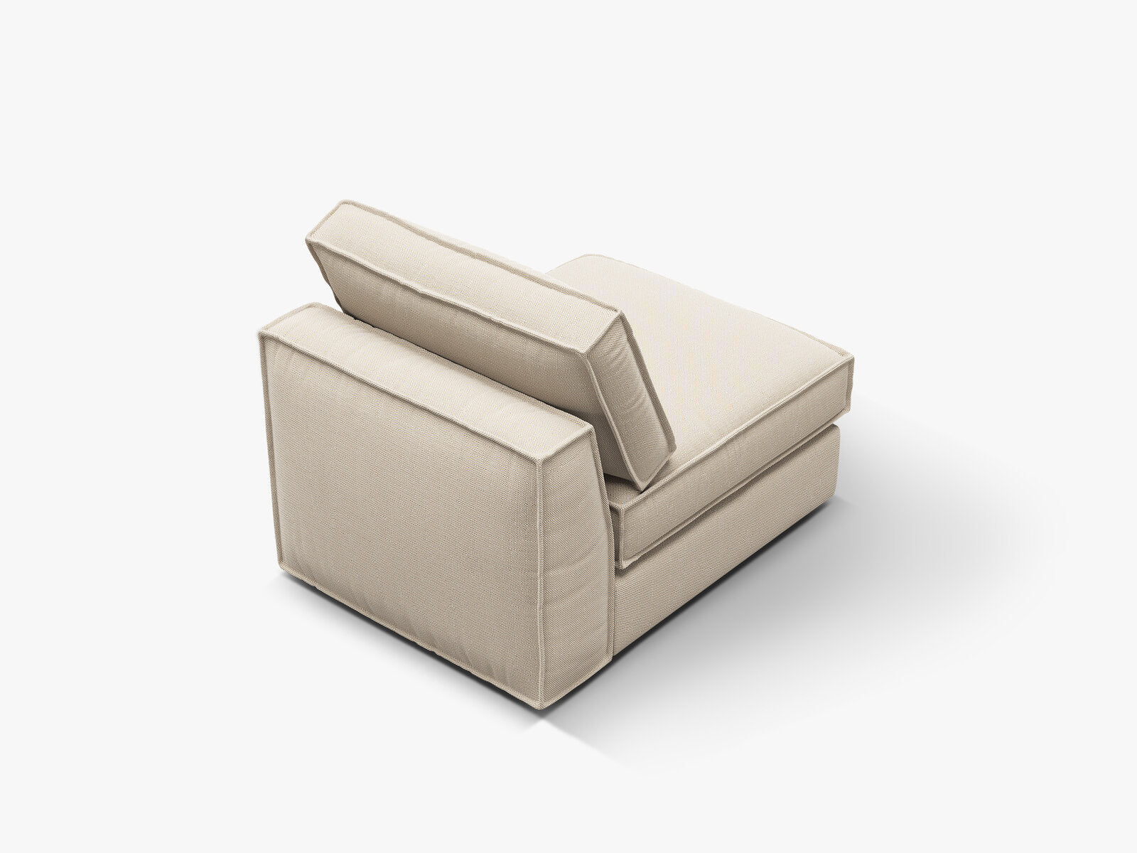 Micadoni Mittelmodul Pola Strukturierter Stoff Babel Beige