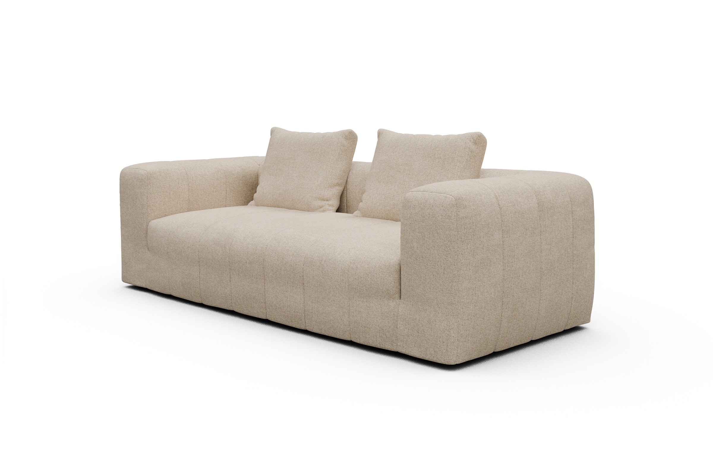 Sofa Hugo 3-Sitzer Casone-Natural-Beige
