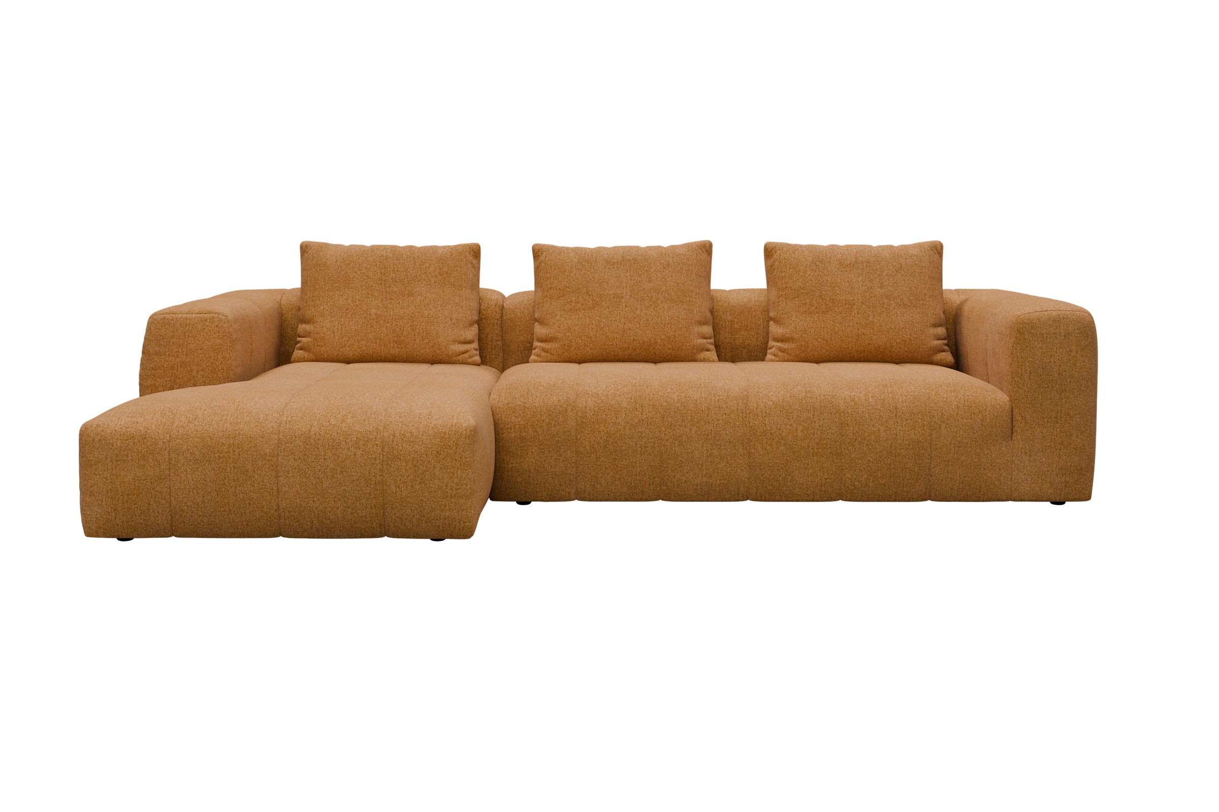 Hugo 2,5-Sitzer Armlehne rechts mit Chaiselongue Casone-Warm-Yellow moebelfaktor
