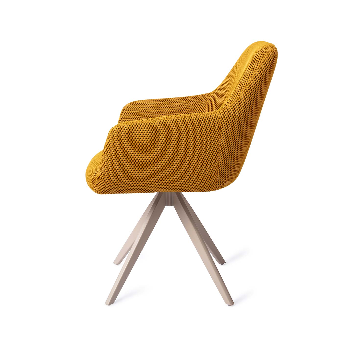 Jesper Home Esszimmerstuhl Hiroo Groovy-Garam Turn Beige