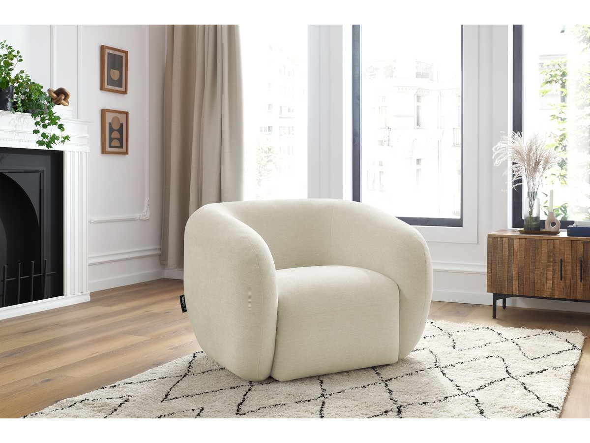 Bobochic Celine Sessel Stoff Beige
