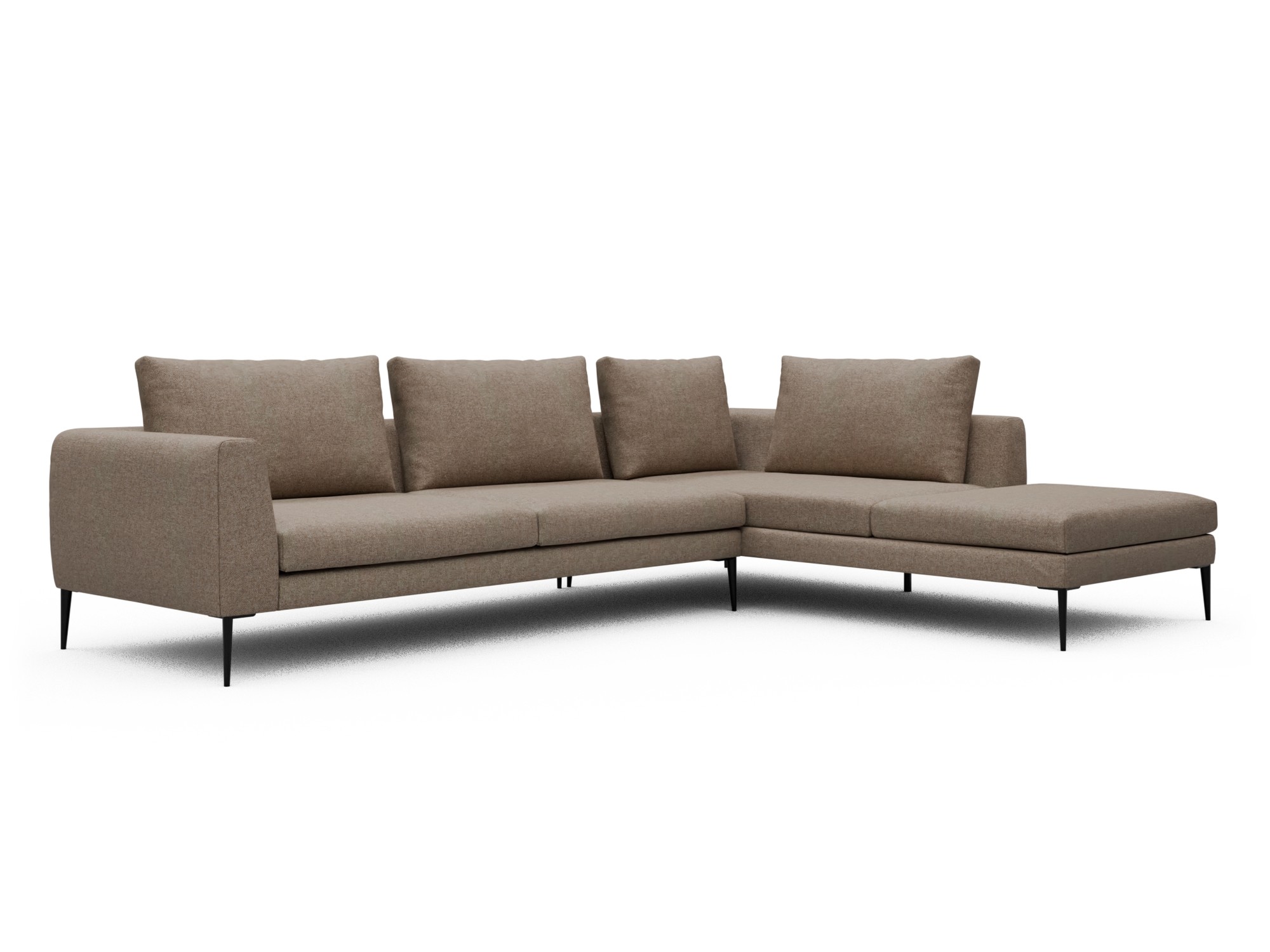 Skandi Home Ecksofa Paul Relax-Ecke rechts mit 3-Sitzer Sama-Antelope moebelfaktor