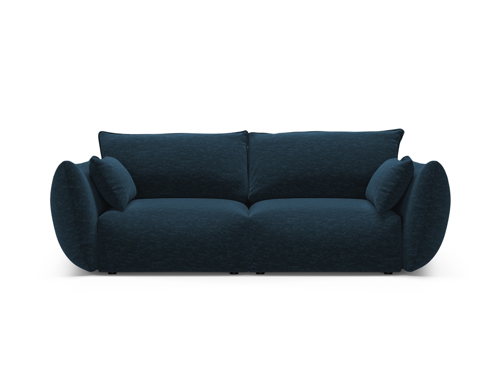 Cosmopolitan Design Sofa Matera 2-Sitzer Chenille Eden Marineblau