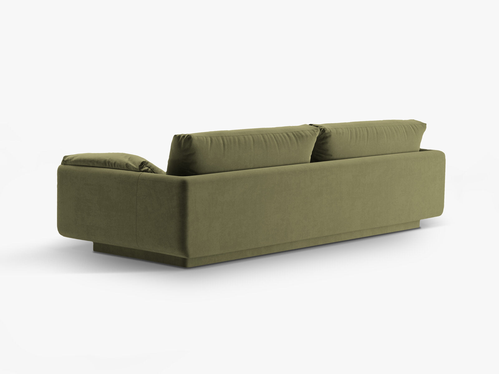 Micadoni Sofa Torino 4-Sitzer Samt Hellgrün