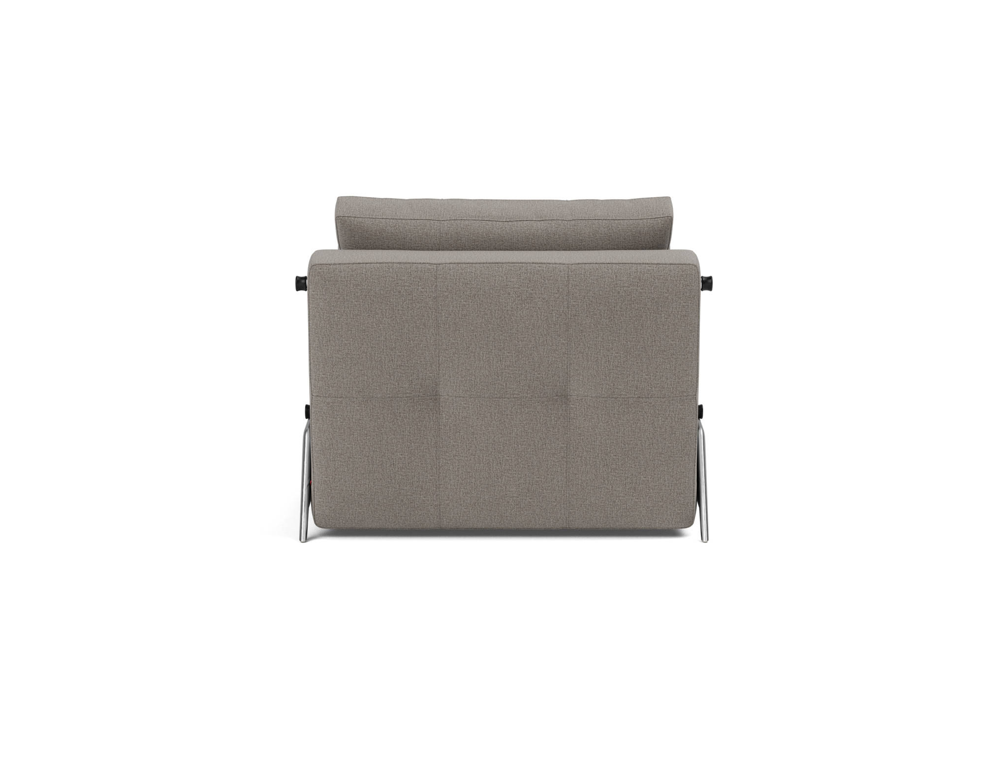 Schlafsessel Cubed 90 Flachgewebe Mixed Dance 521-Grey Beine Aluminium