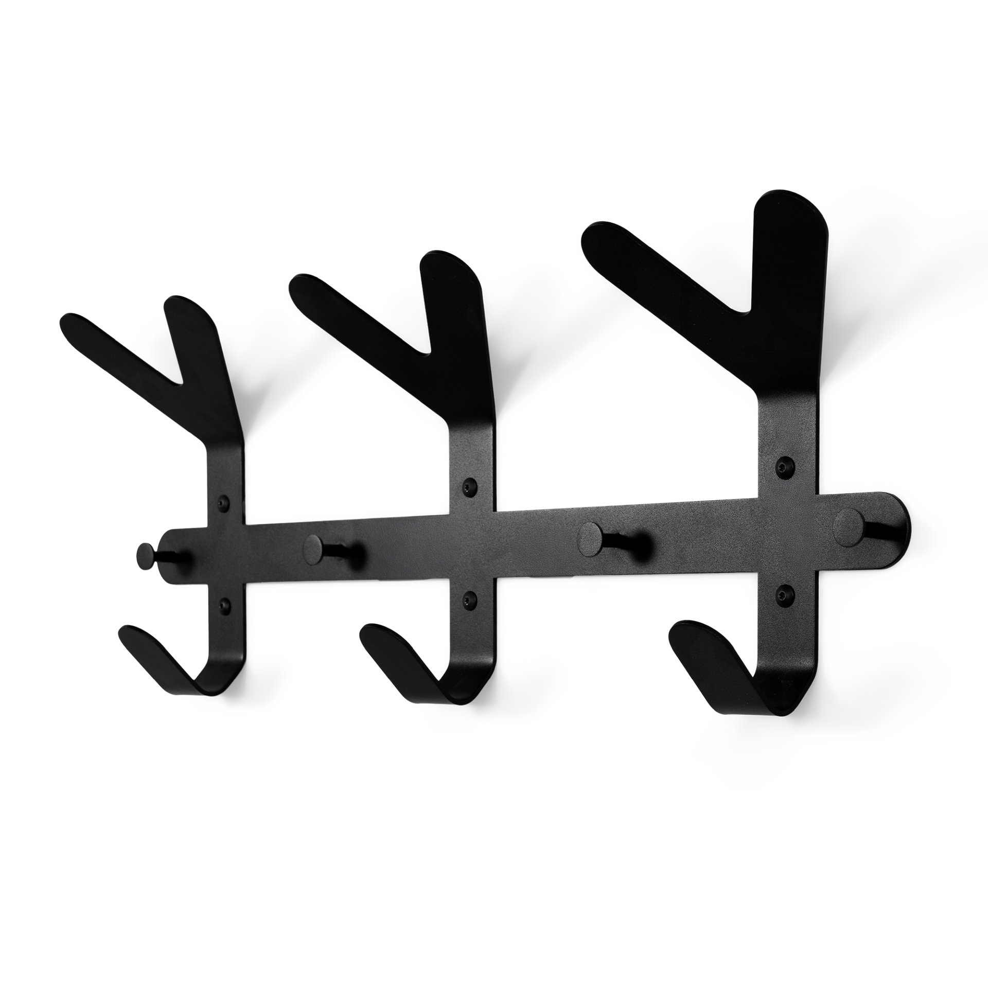 Spinder Design Drei Wandhaken Frondo Schwarz