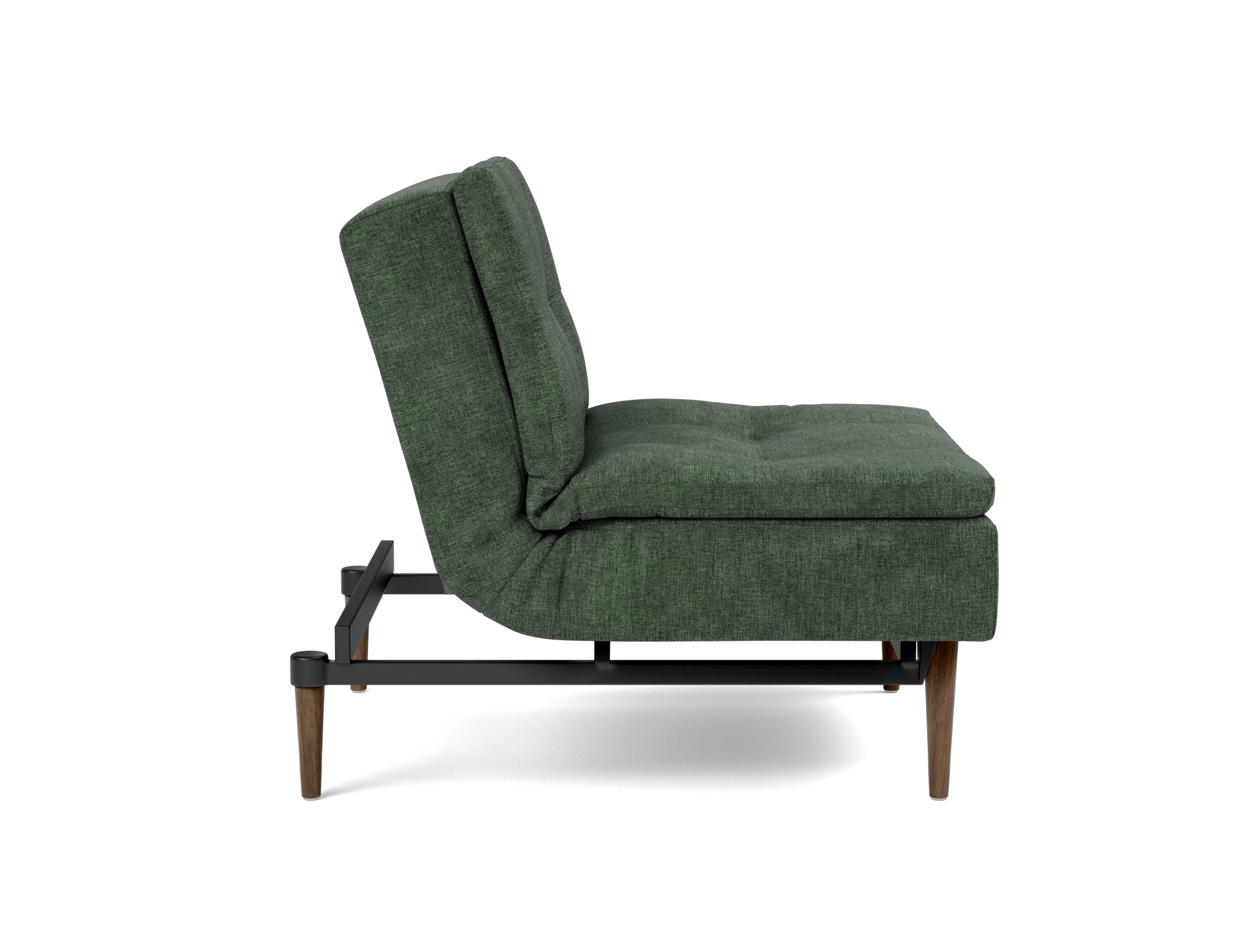 Sessel Dublexo Flachgewebe Avella 281-Pine-Green Beine Styletto Eiche dunkel